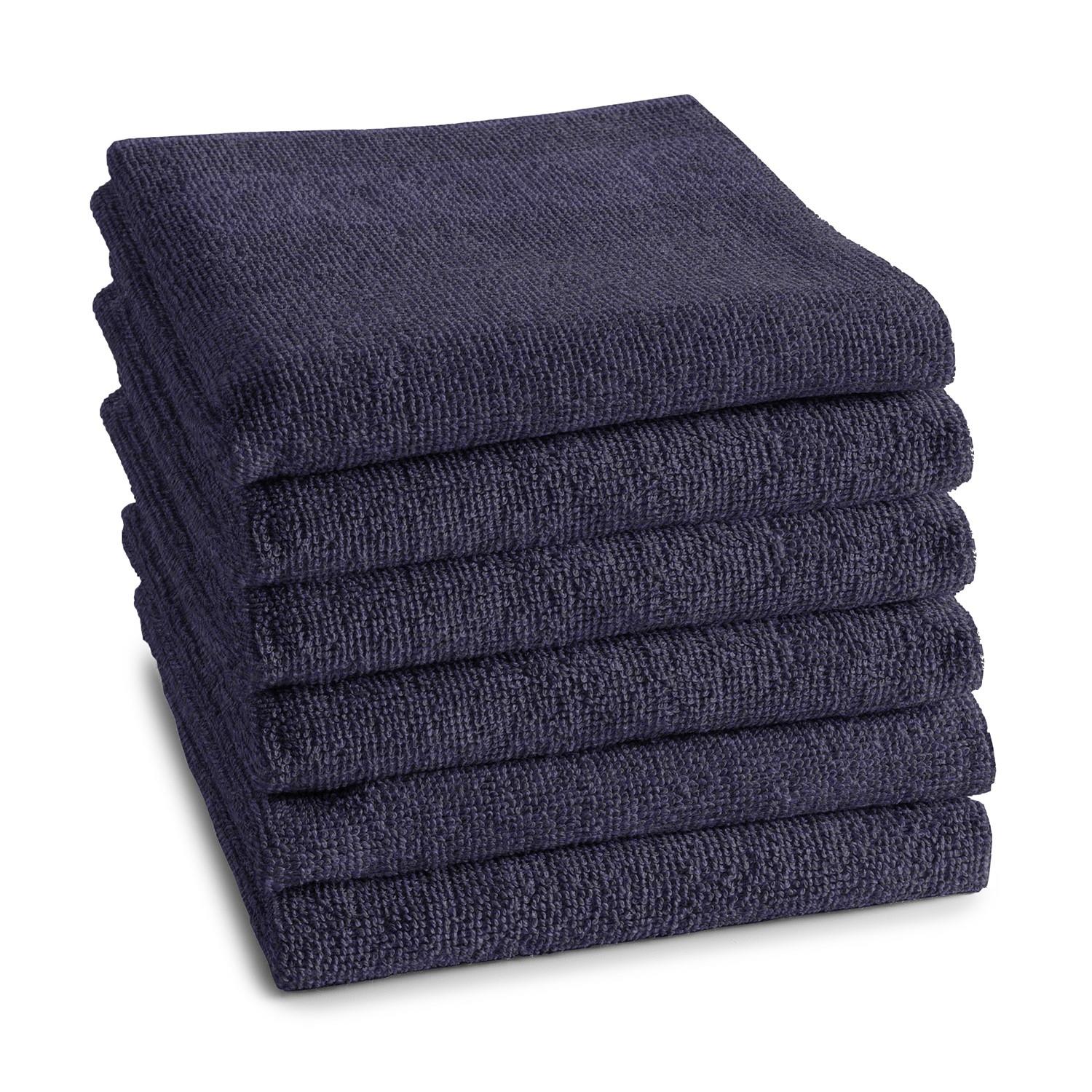 DDDDD keukendoek Logo - 50x55 cm - Blue - 6 stuks