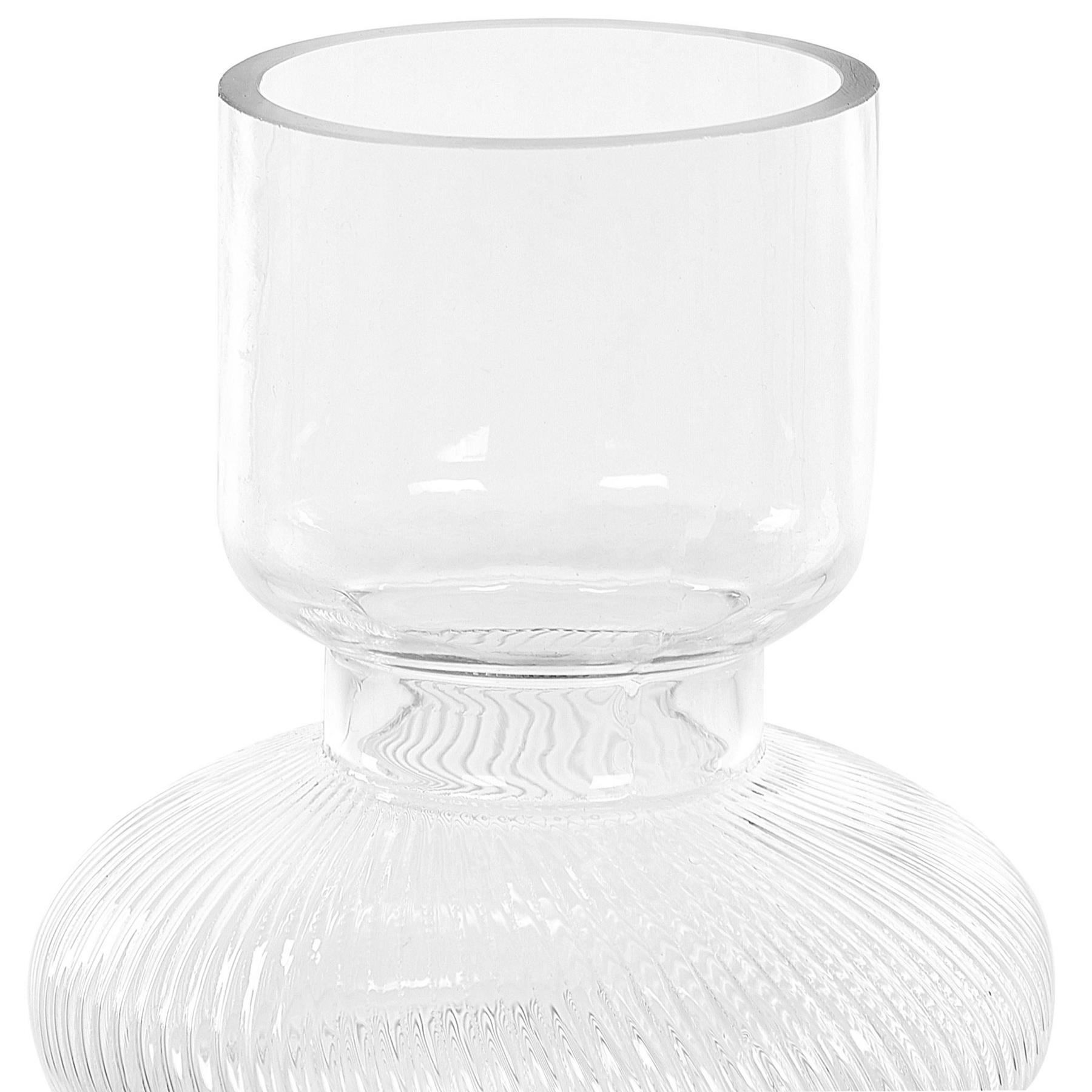 Beliani - RODIA - Decoratieve vaas - Transparant - Glas
