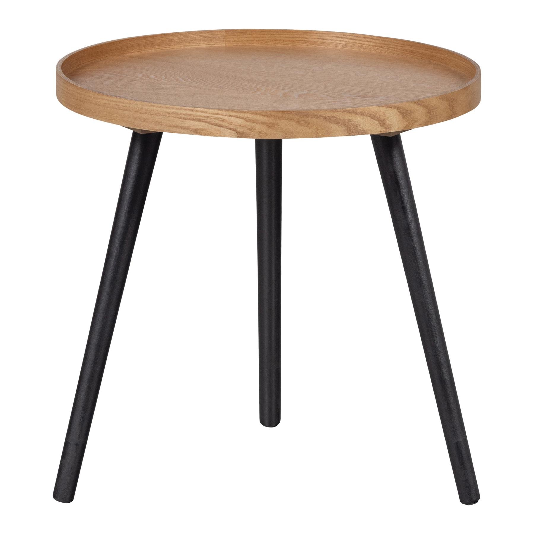 WOOOD Mesa Bijzettafel H 45 x Ø 45 cm - Naturel