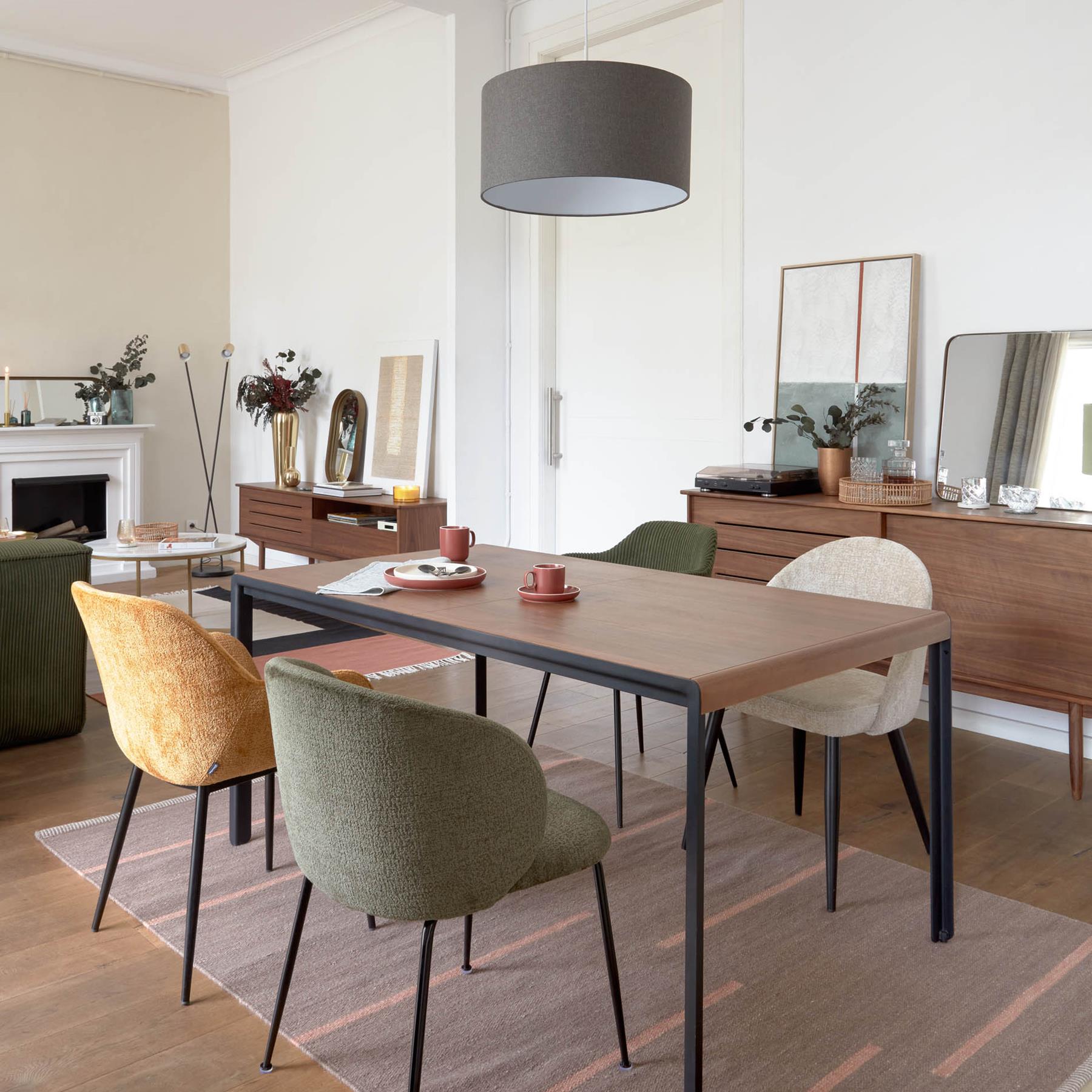 Kave Home Minna Eetkamerstoel - Groen