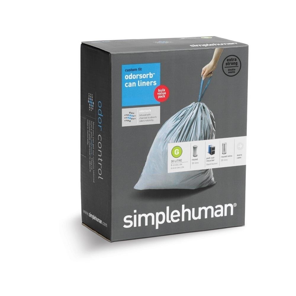 Simplehuman Code G Afvalzakken 30 Liter - 20 zakken