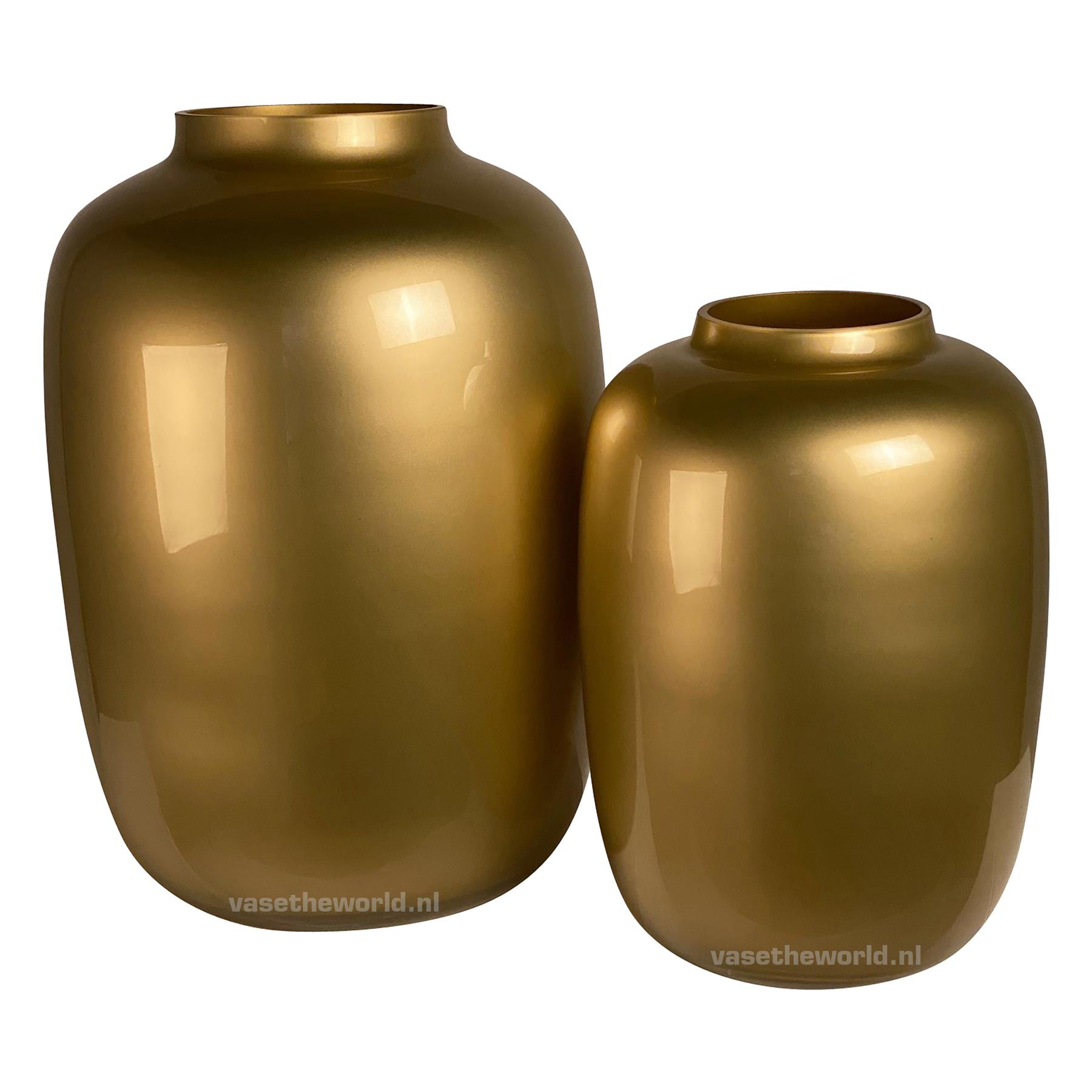 Vase The World Artic Gold Vaas M