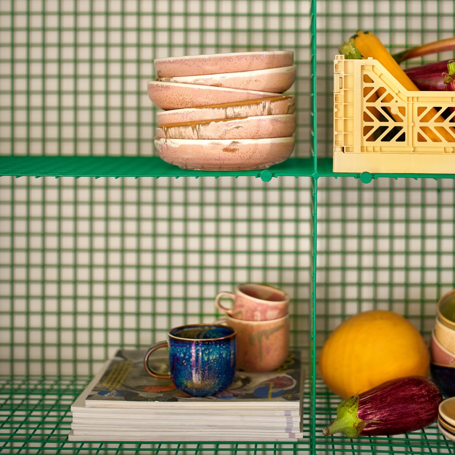 HKliving Chef Ceramics Kop & Schotel - Rustic Pink