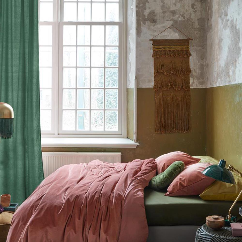 At Home by Beddinghouse Tender Dekbedovertrek 200 x 200/220 cm - Donkerroze