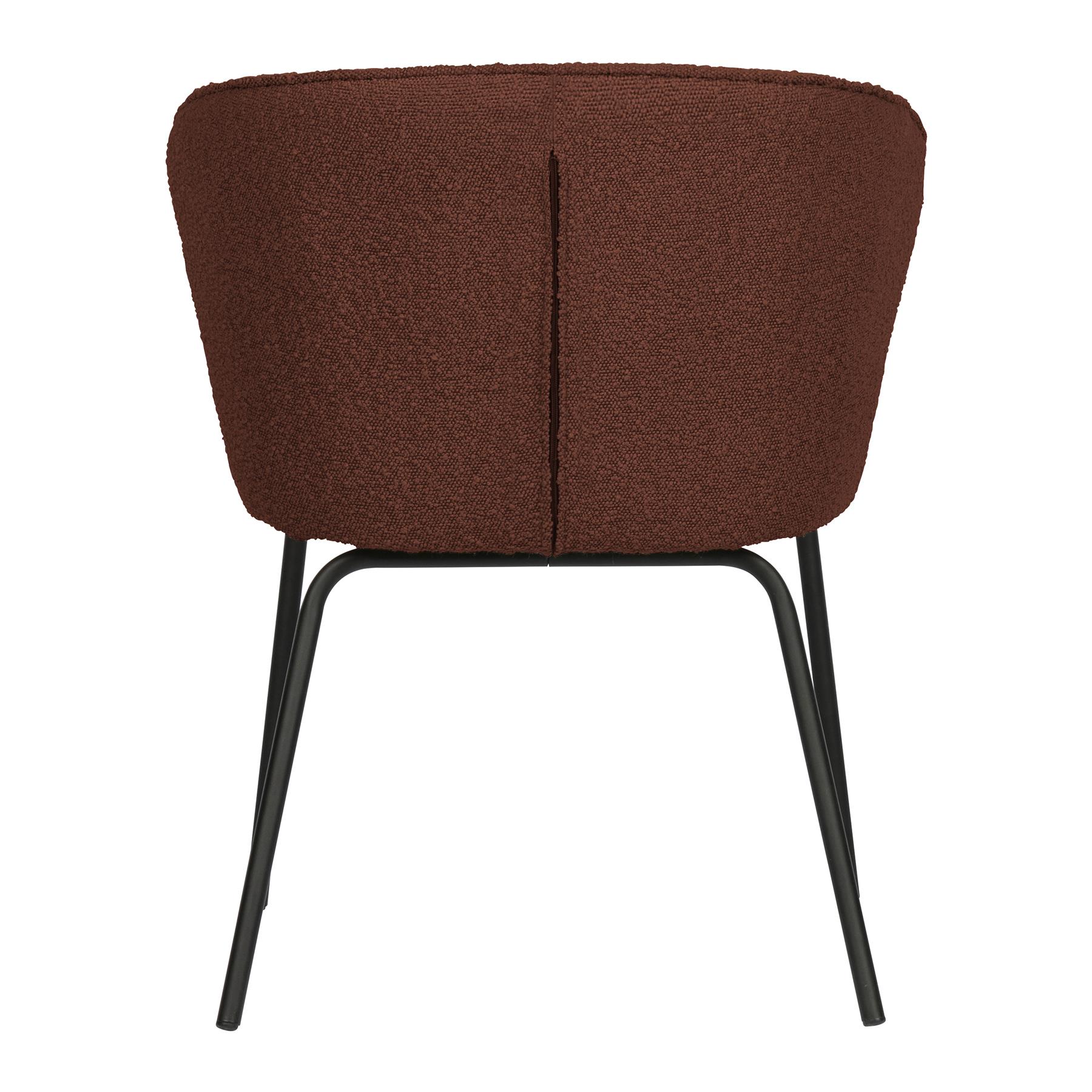 BePureHome Admit Eetkamerstoel - Bouclé Chestnut