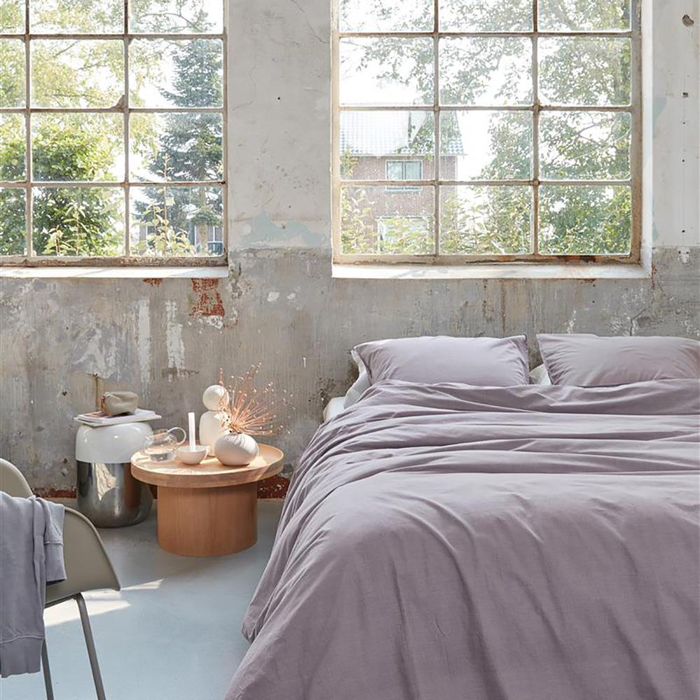 vtwonen Natural Stone Dekbedovertrek 140 x 200/220 cm - Lila