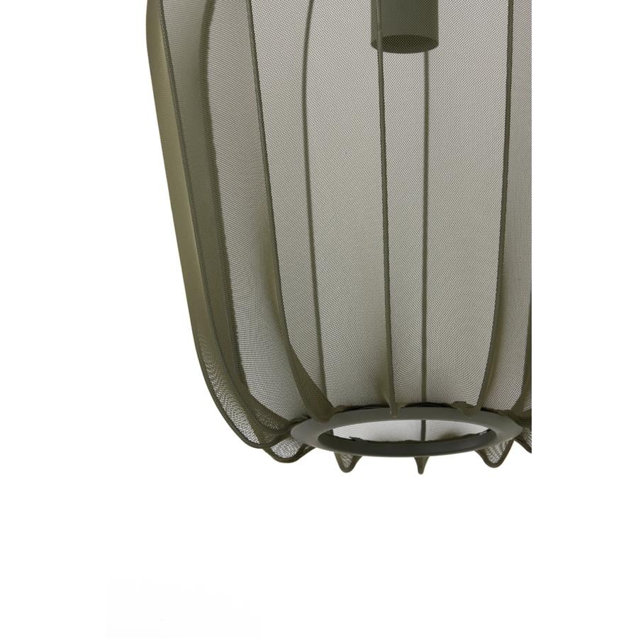 Light & Living Plumeria Hanglamp - M - H 40 x Ø 34 cm - Donkergroen