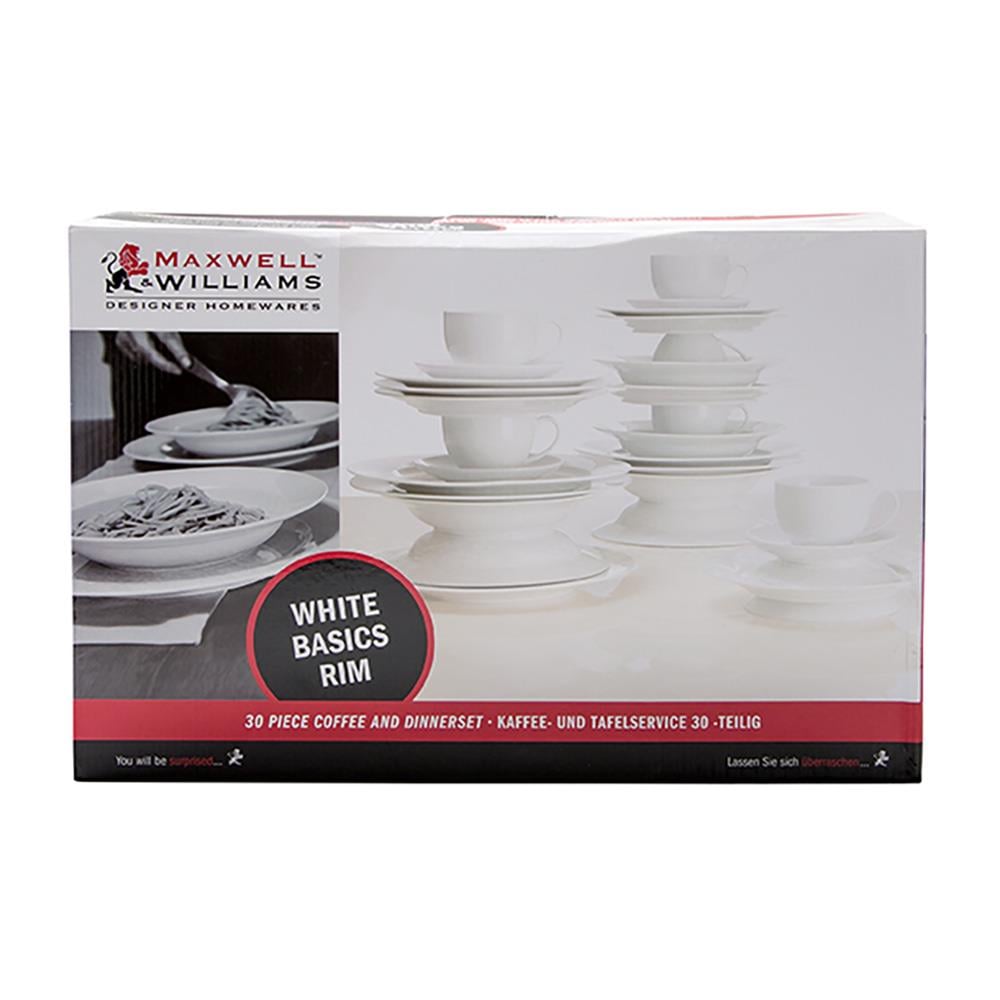 Maxwell & Williams White Basics Serviesset 30-delig