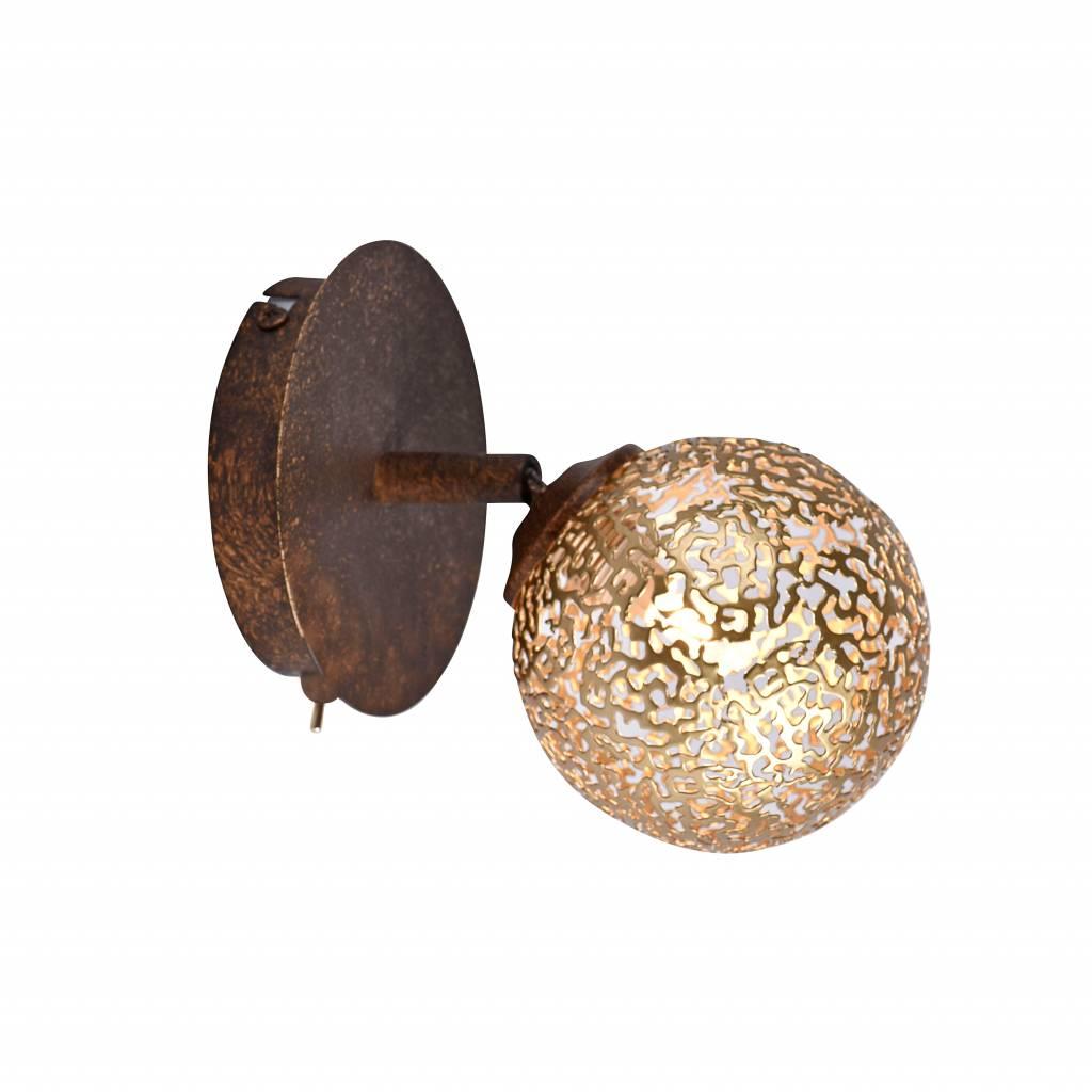 Paul Neuhaus Wandlamp GRETA Roest 1 Lichts