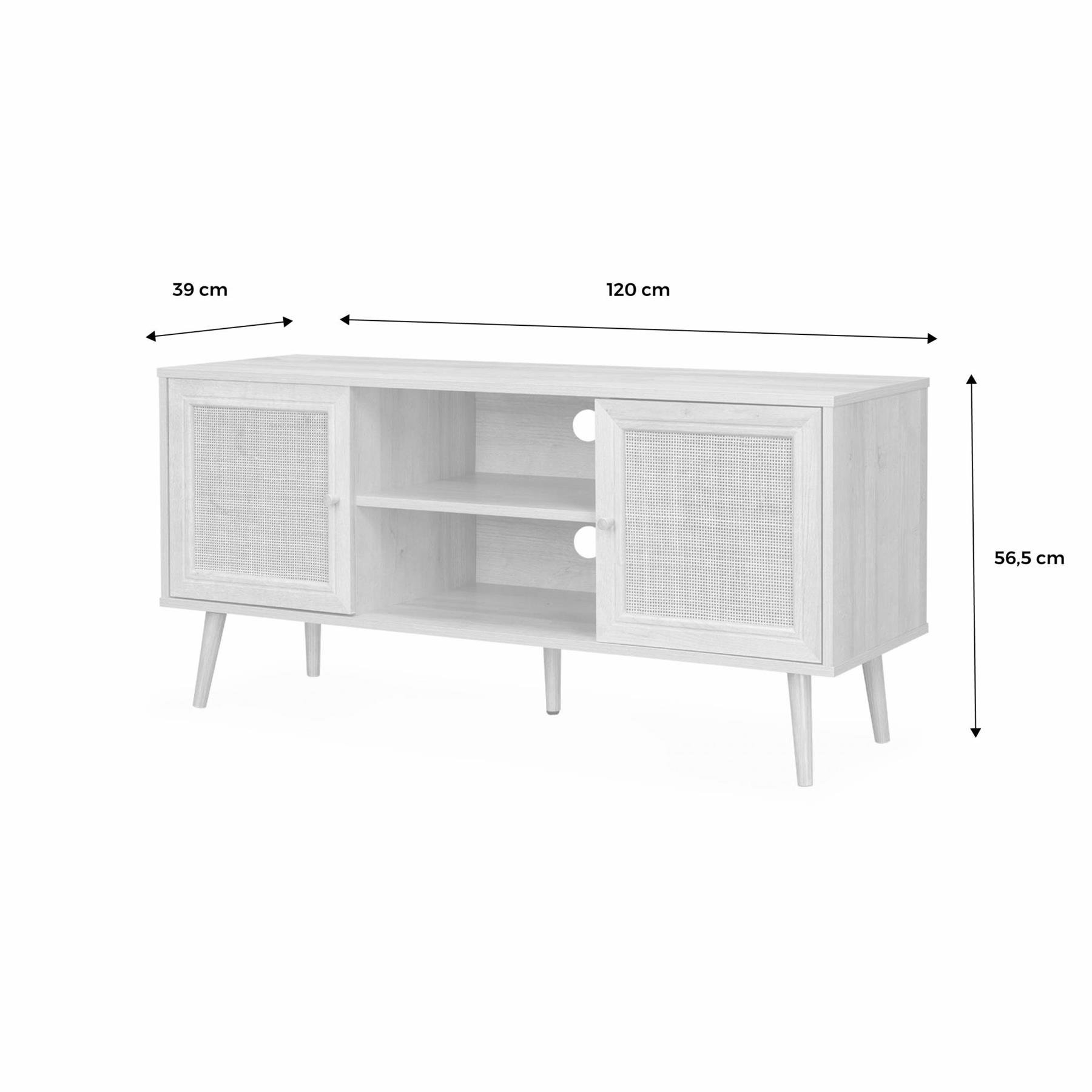 sweeek - Tv-meubel, bohème, 120x39x56.5cm