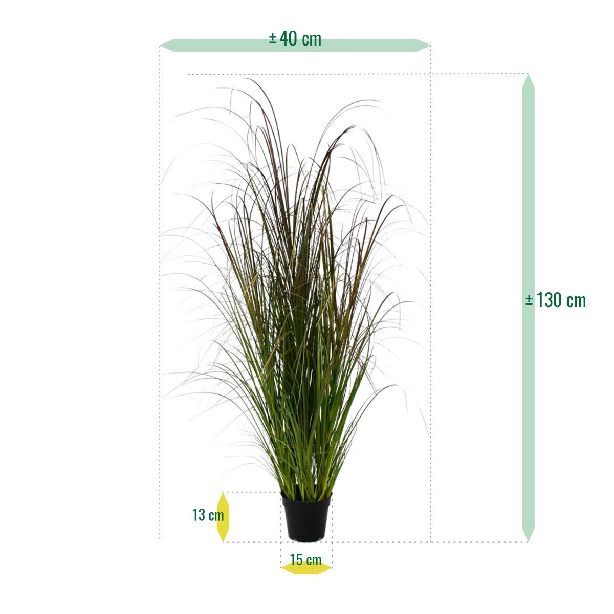Kunst Rietgras plant deluxe 120cm