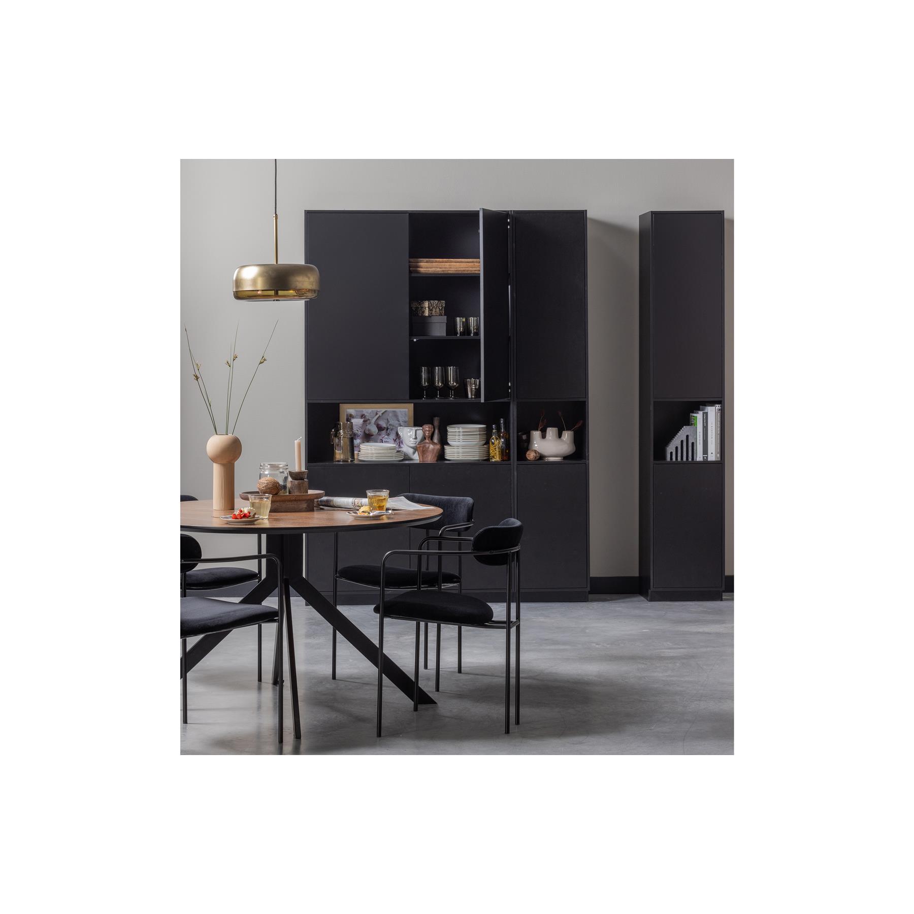 WOOOD Exclusive Bruno Eettafel - Ø 120 cm - Walnoot