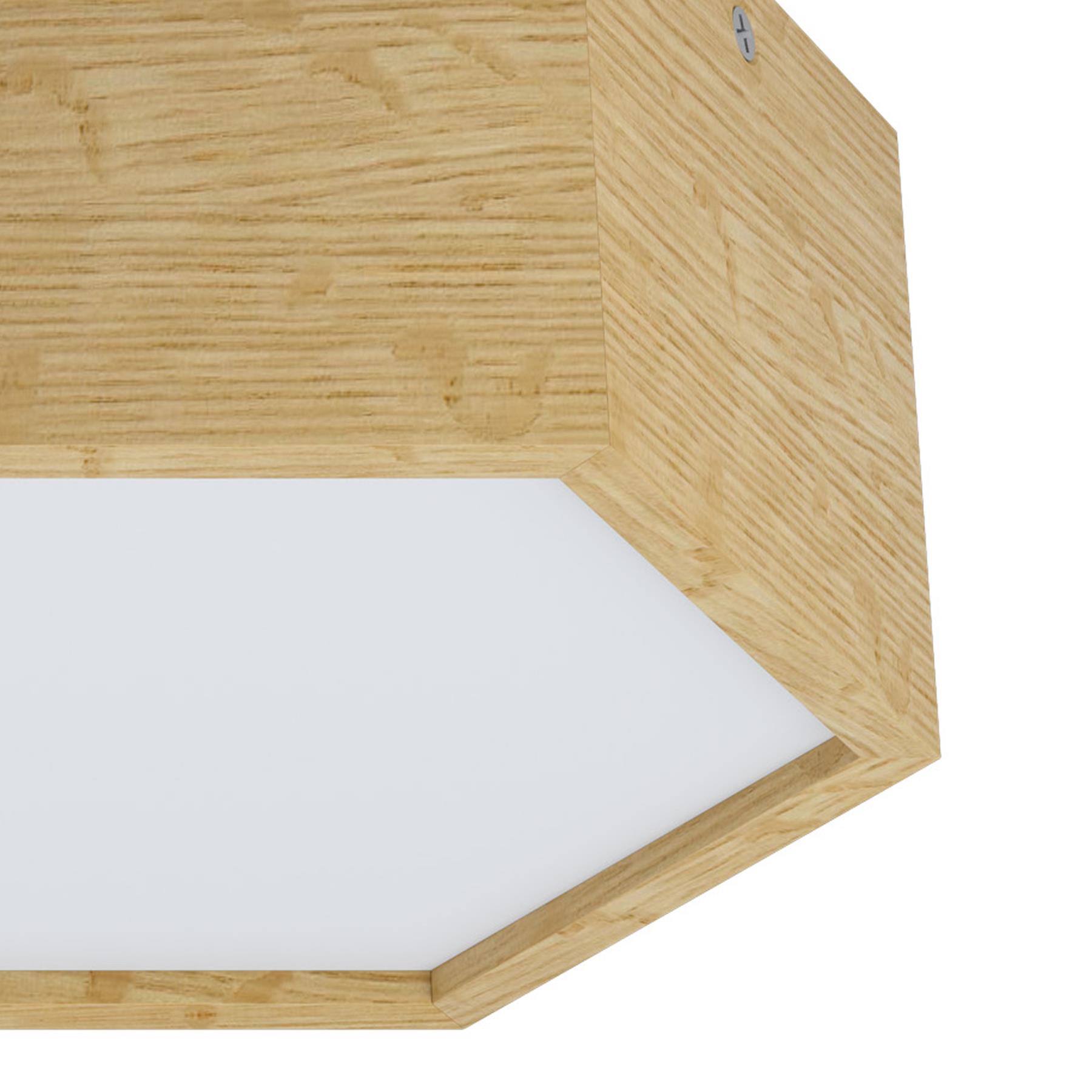 EGLO Mirlas Plafondlamp - Bruin/Wit