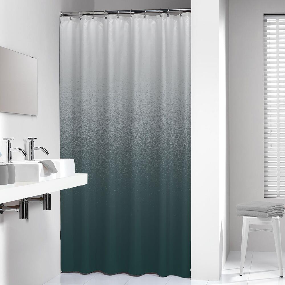 Sealskin Blend Douchegordijn 180x200 cm Polyester - Groen / Wit