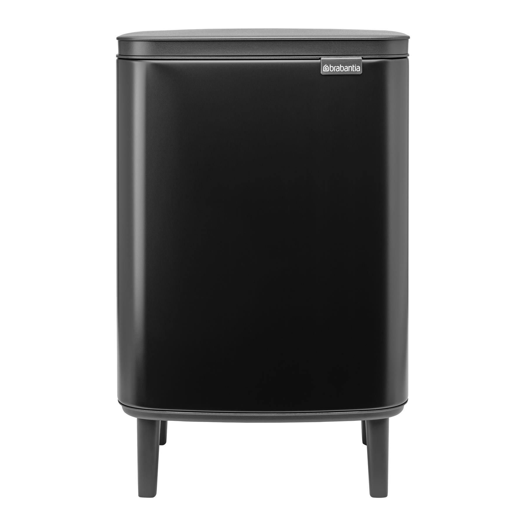 Brabantia Bo Hi Afvalemmer 12 L - Matt Black