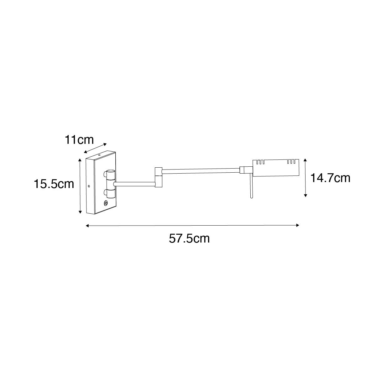 QAZQA Design wandlamp messing incl. LED dimbaar - Notia