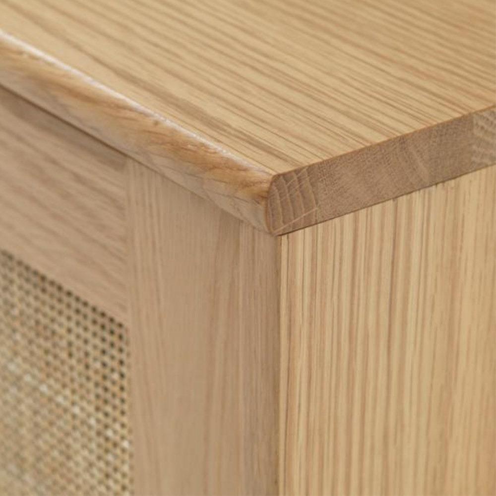Olivine Boas Sideboard Naturel - Hout - Rattan - B 180 cm