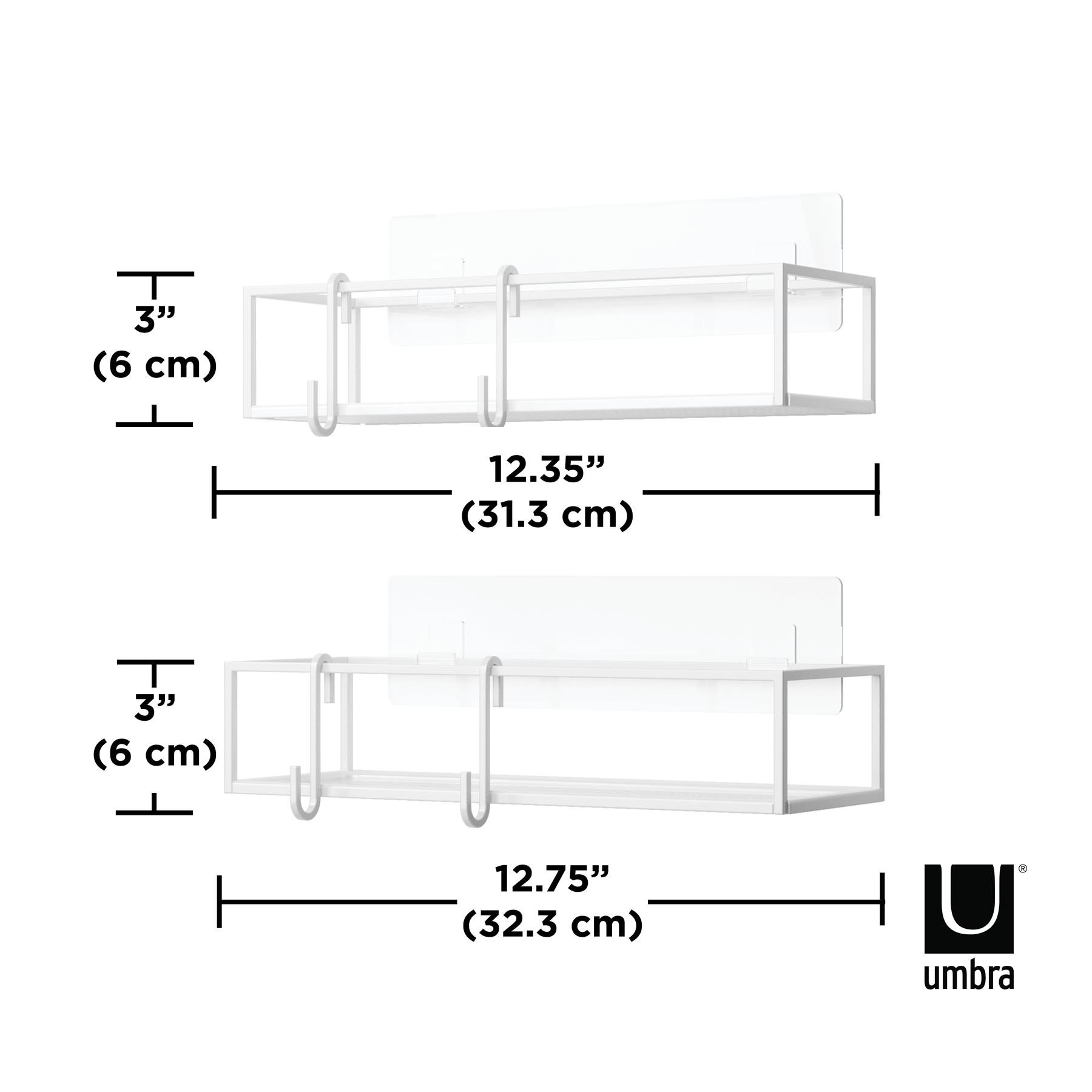 Umbra Cubiko Doucherek Set van 2 - Wit