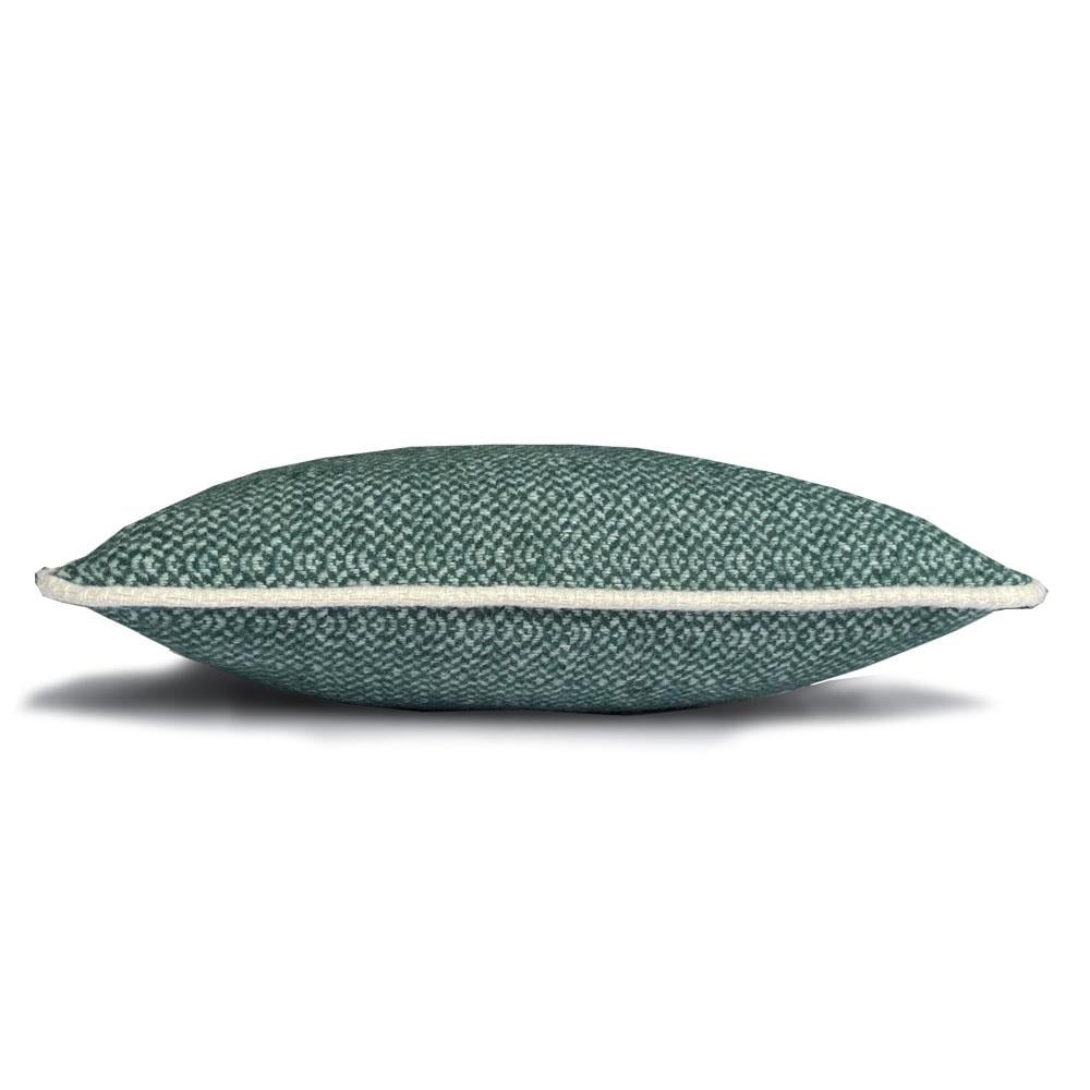 Malagoon Recycled Wool Sierkussen 50 x 50 cm - Dennengroen