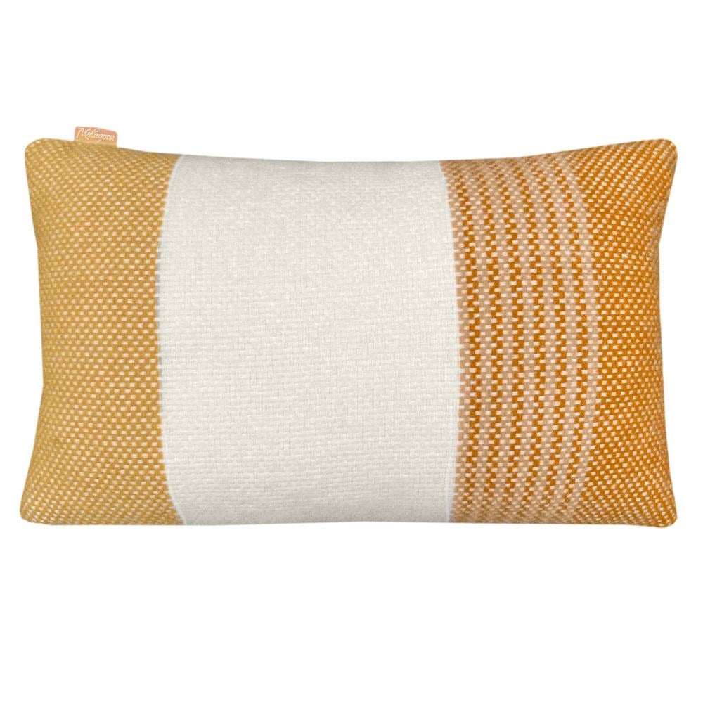 Malagoon Festivity Wool Sierkussen - Yellow