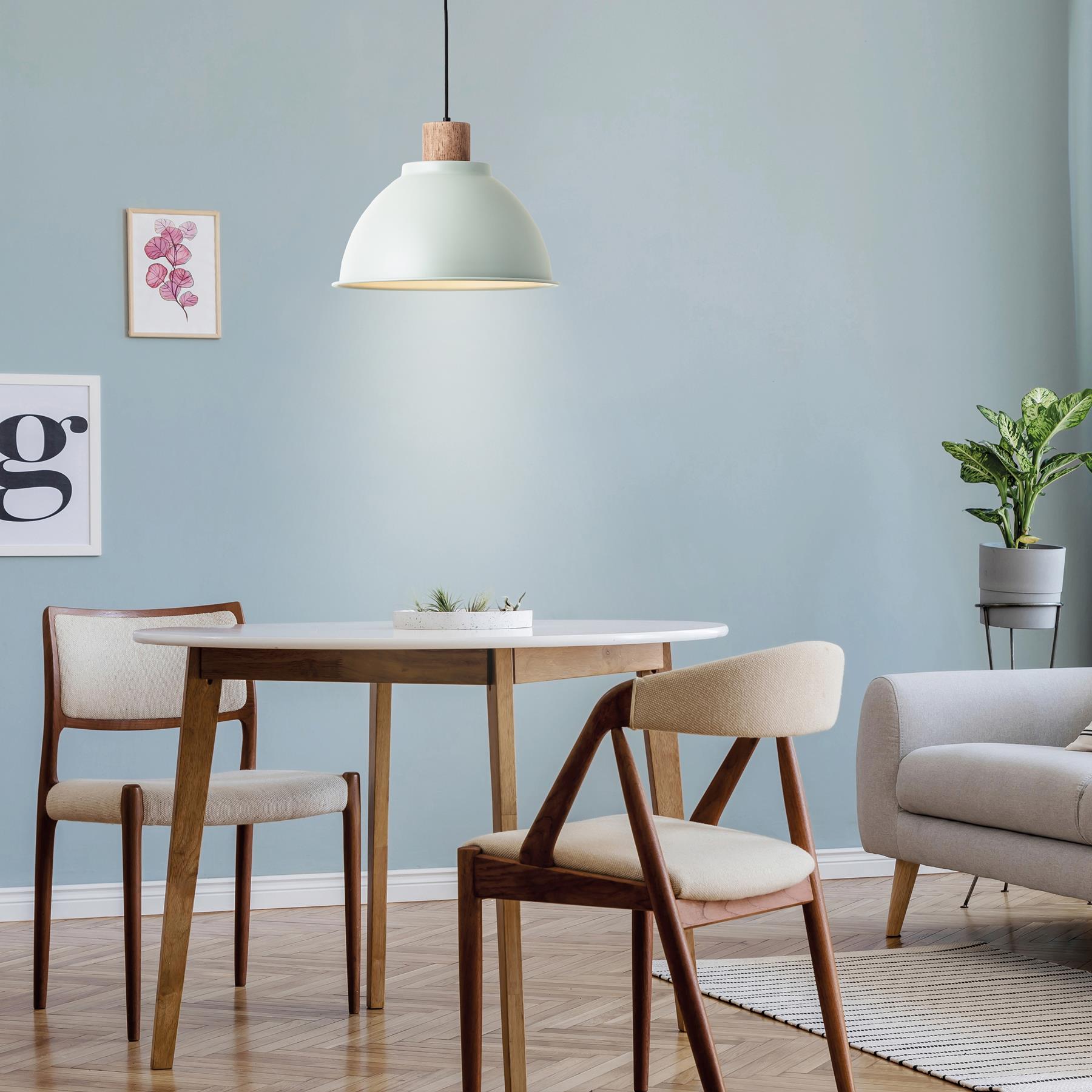 Brilliant Erena Hanglamp - Licht Groen