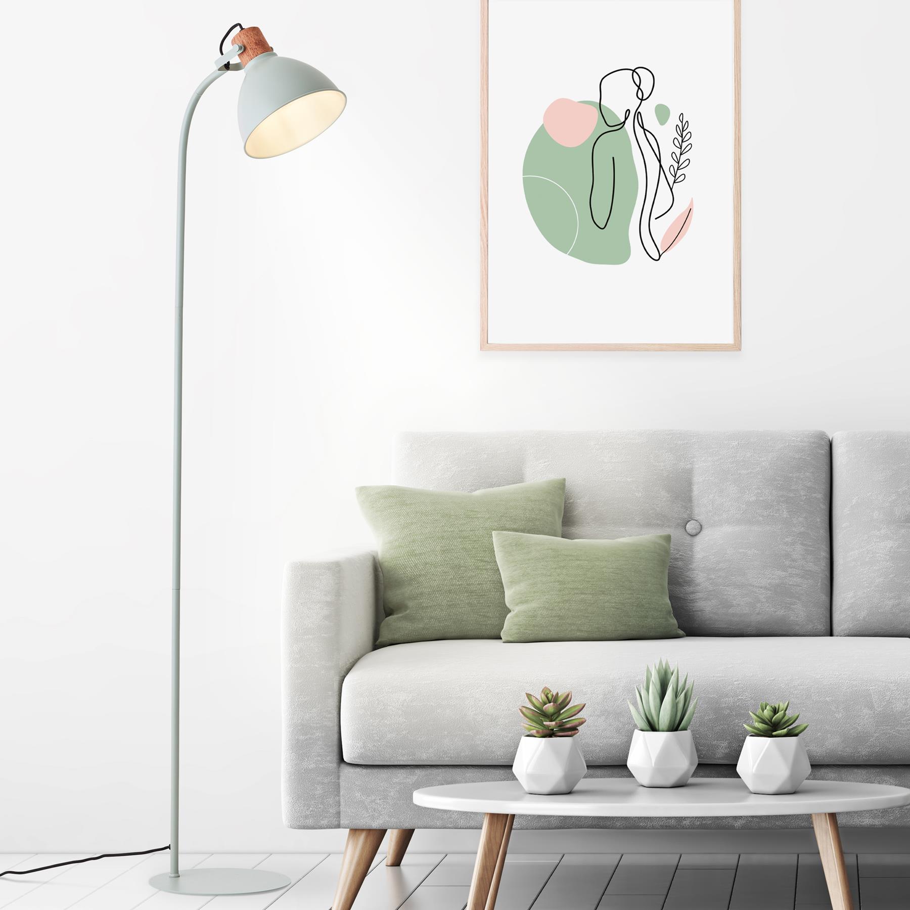 Brilliant Erena Vloerlamp - Licht Groen