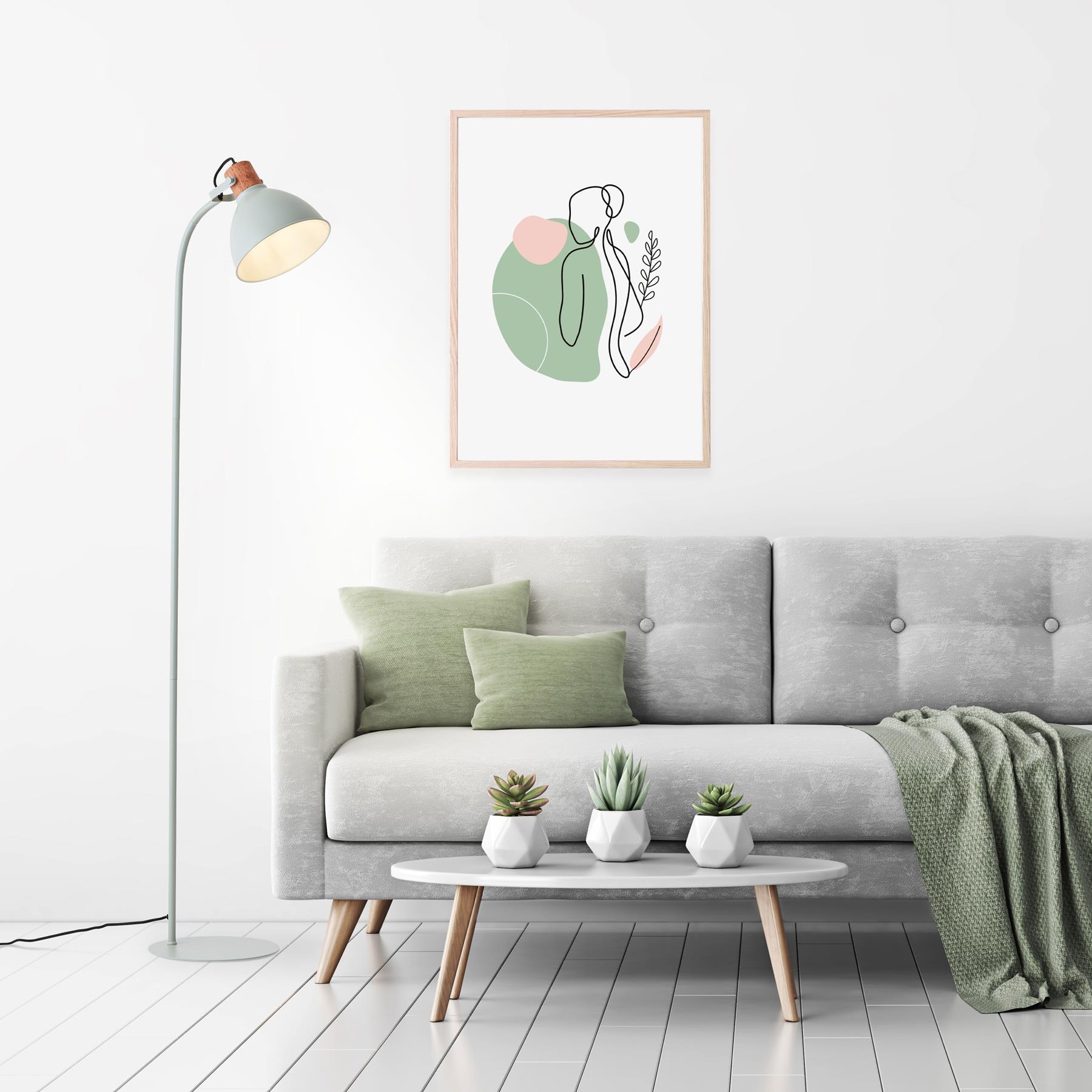 Brilliant Erena Vloerlamp - Licht Groen