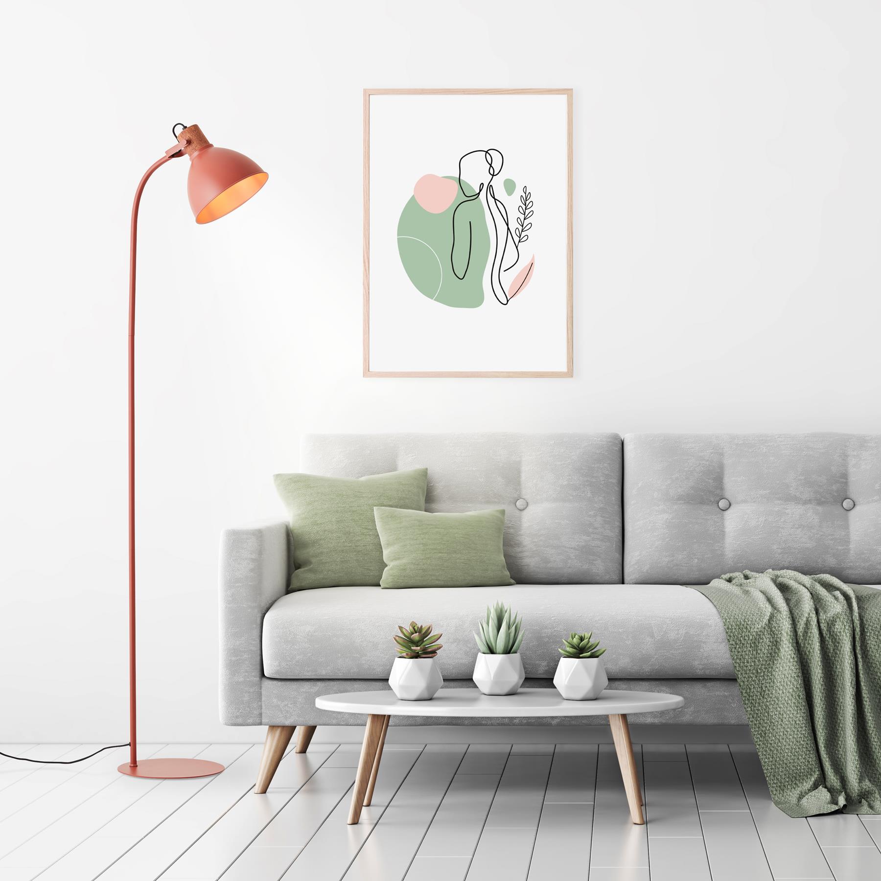 Brilliant Erena Vloerlamp - Terra