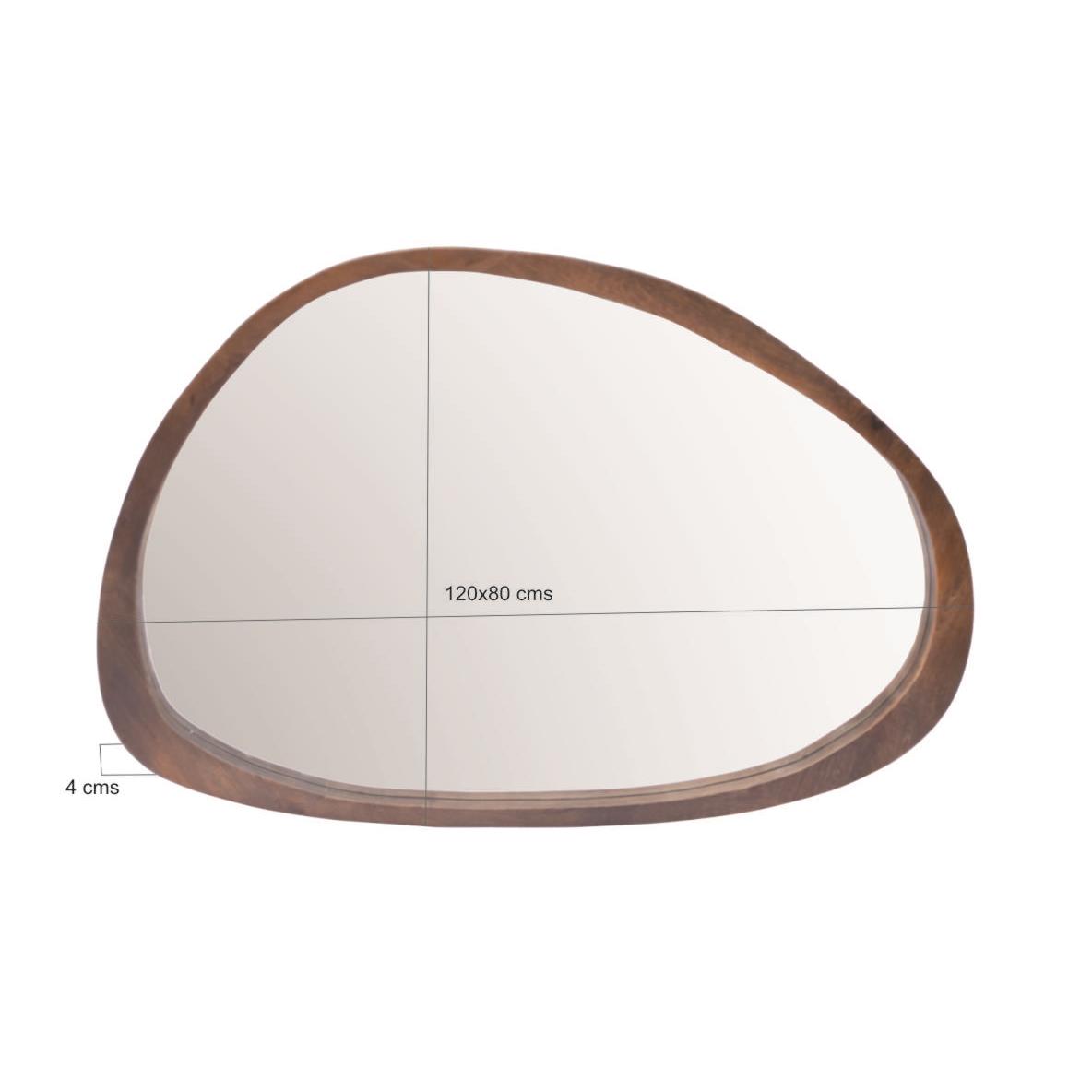 Brix - Spiegels Brix Jaira Walnut - Mangohout