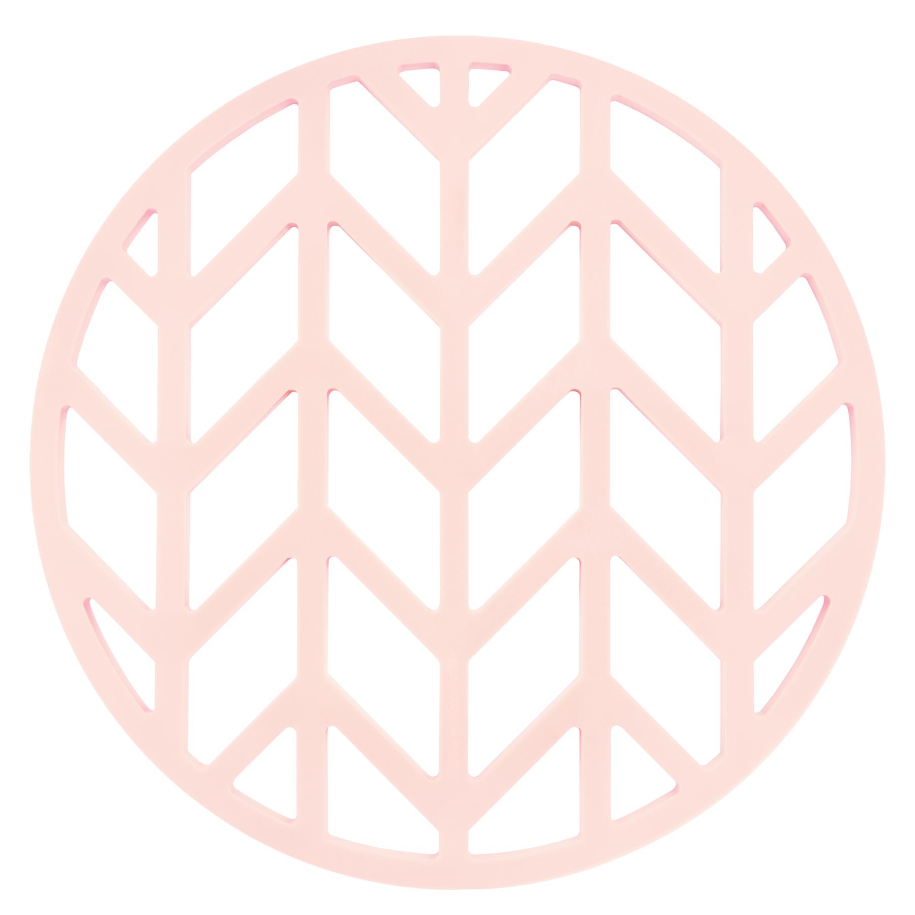 Krumble Pannenonderzetter met pijlen patroon - Roze - Set van 4