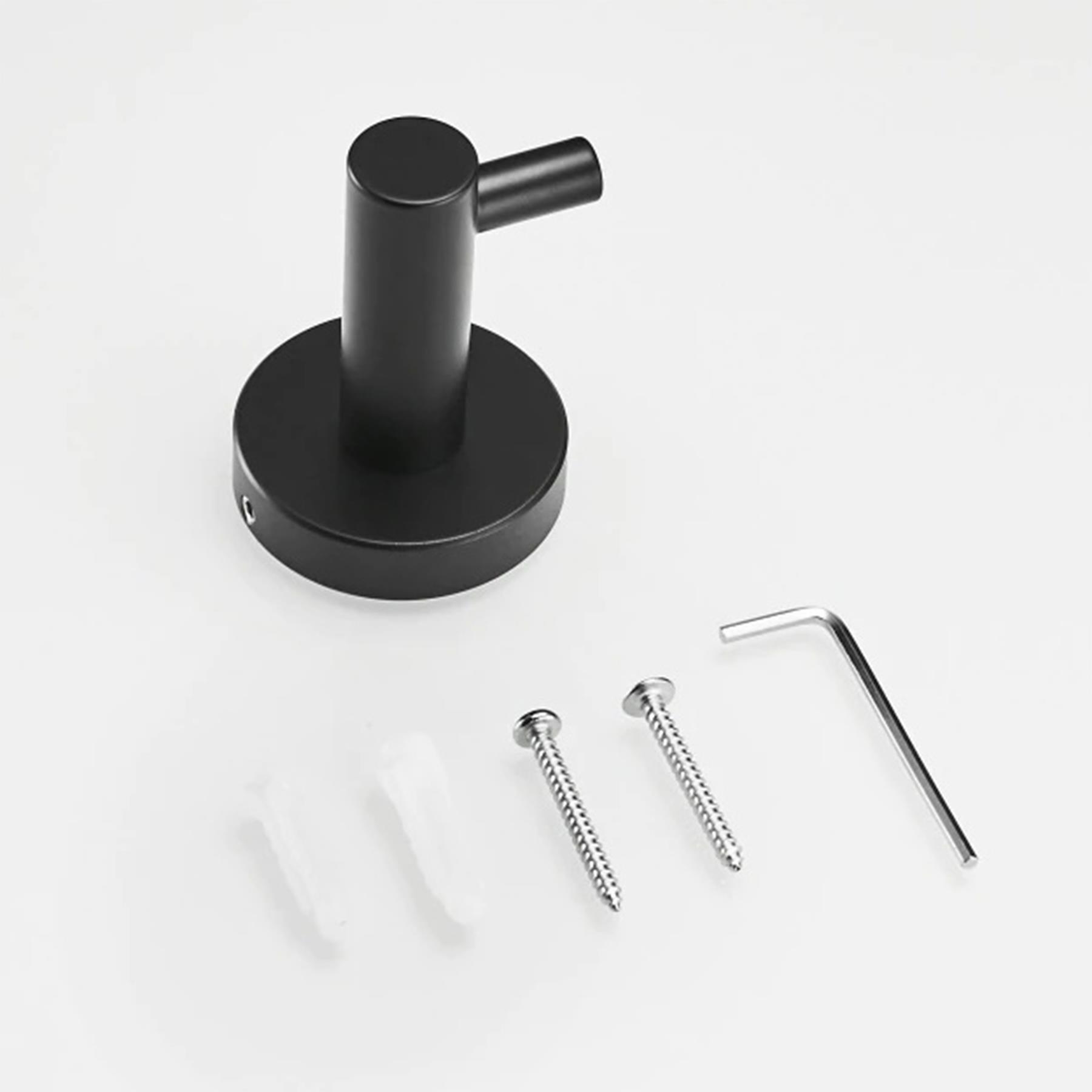 QUVIO Handdoekhouder - Staal - Set van 3