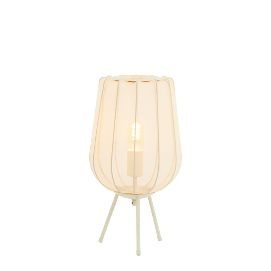 Light & Living Plumeria Tafellamp - H 45 x Ø 25 cm - Zand