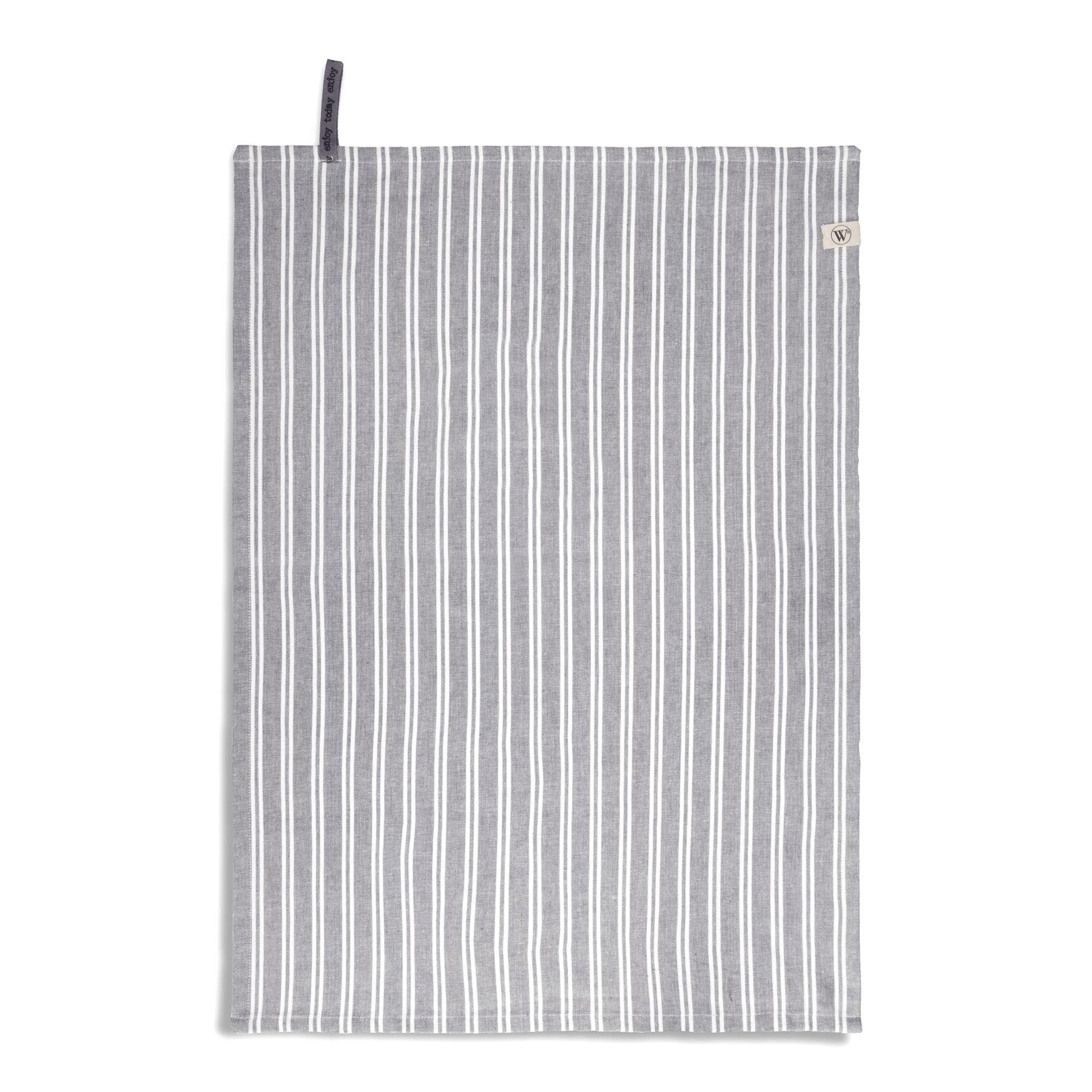 Walra Dry with Cubes Uni Keuken- en Theedoekset 3 st. - Zwart