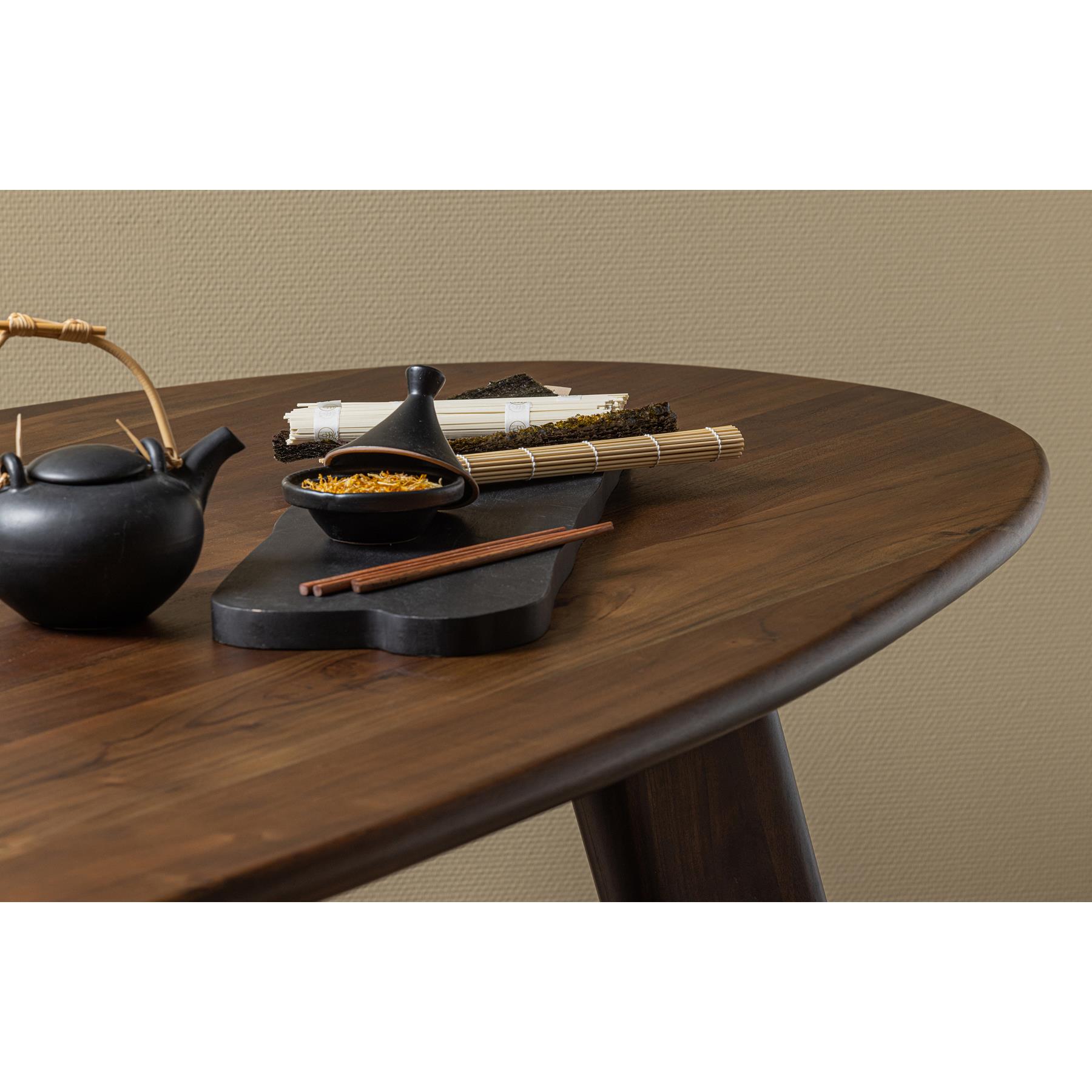 BePureHome Roundly Eettafel - B 160 x D 110 cm