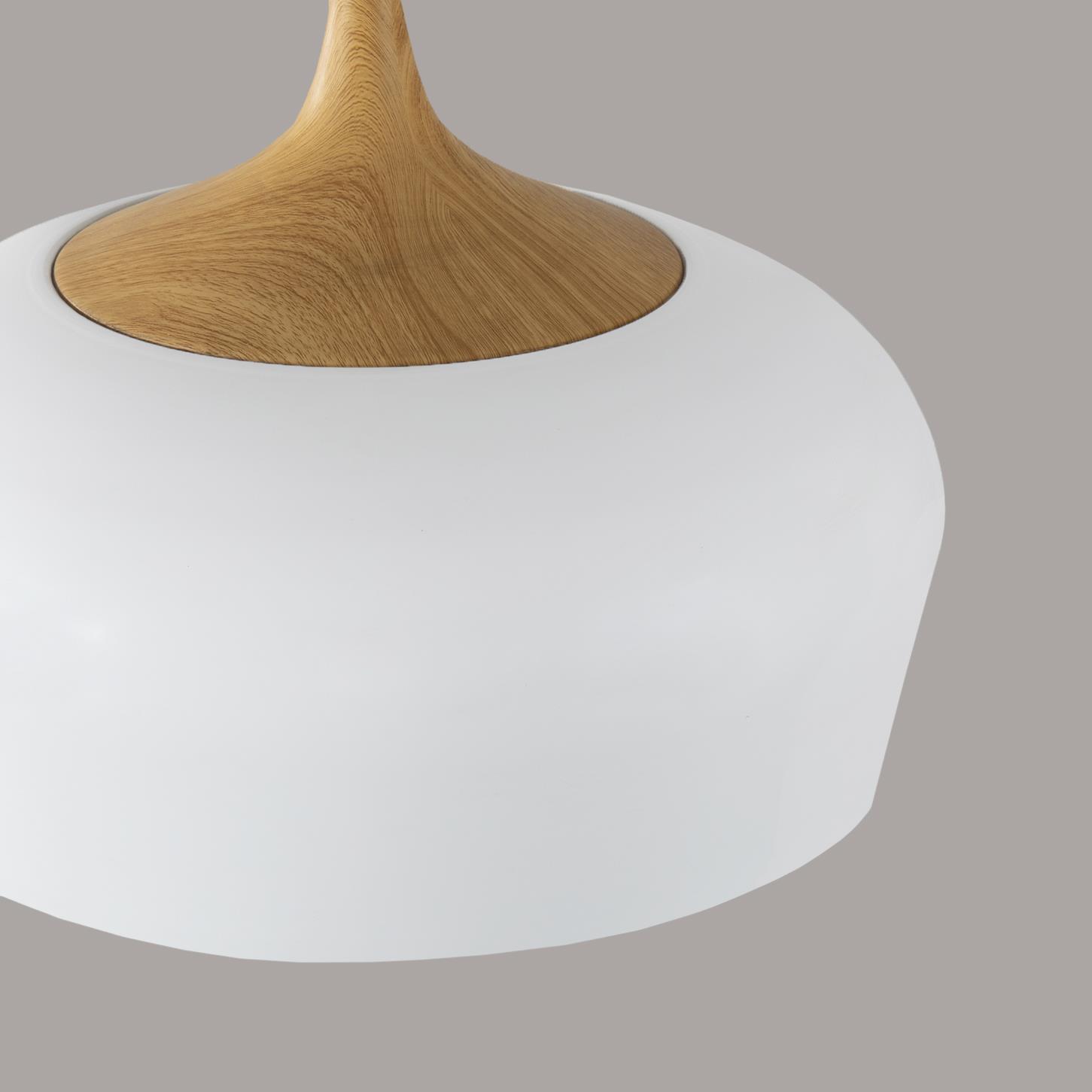 QUVIO Hanglamp rond wit - QUV5064L-WHITE