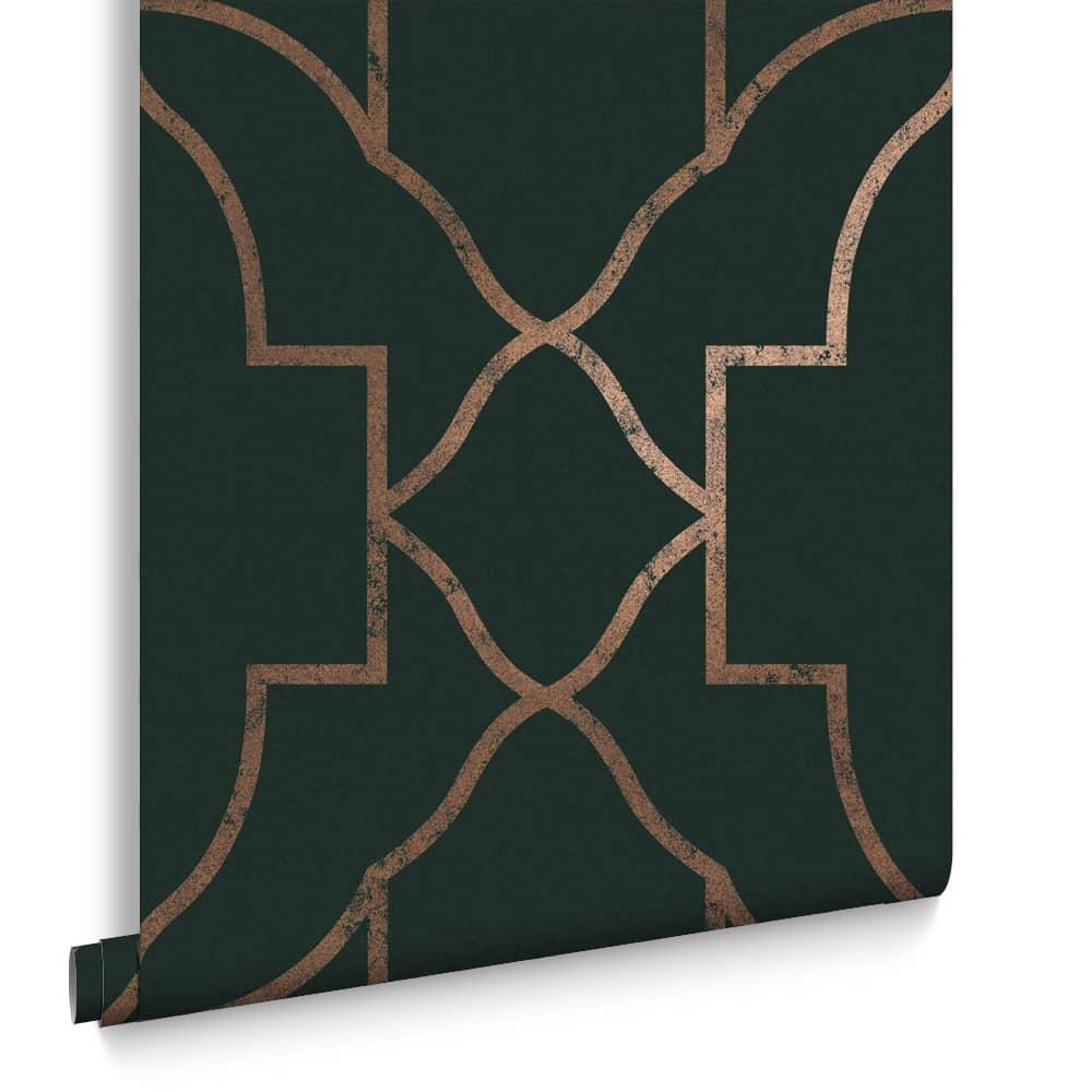 Graham & Brown vliesbehang Versailles Emerald groen