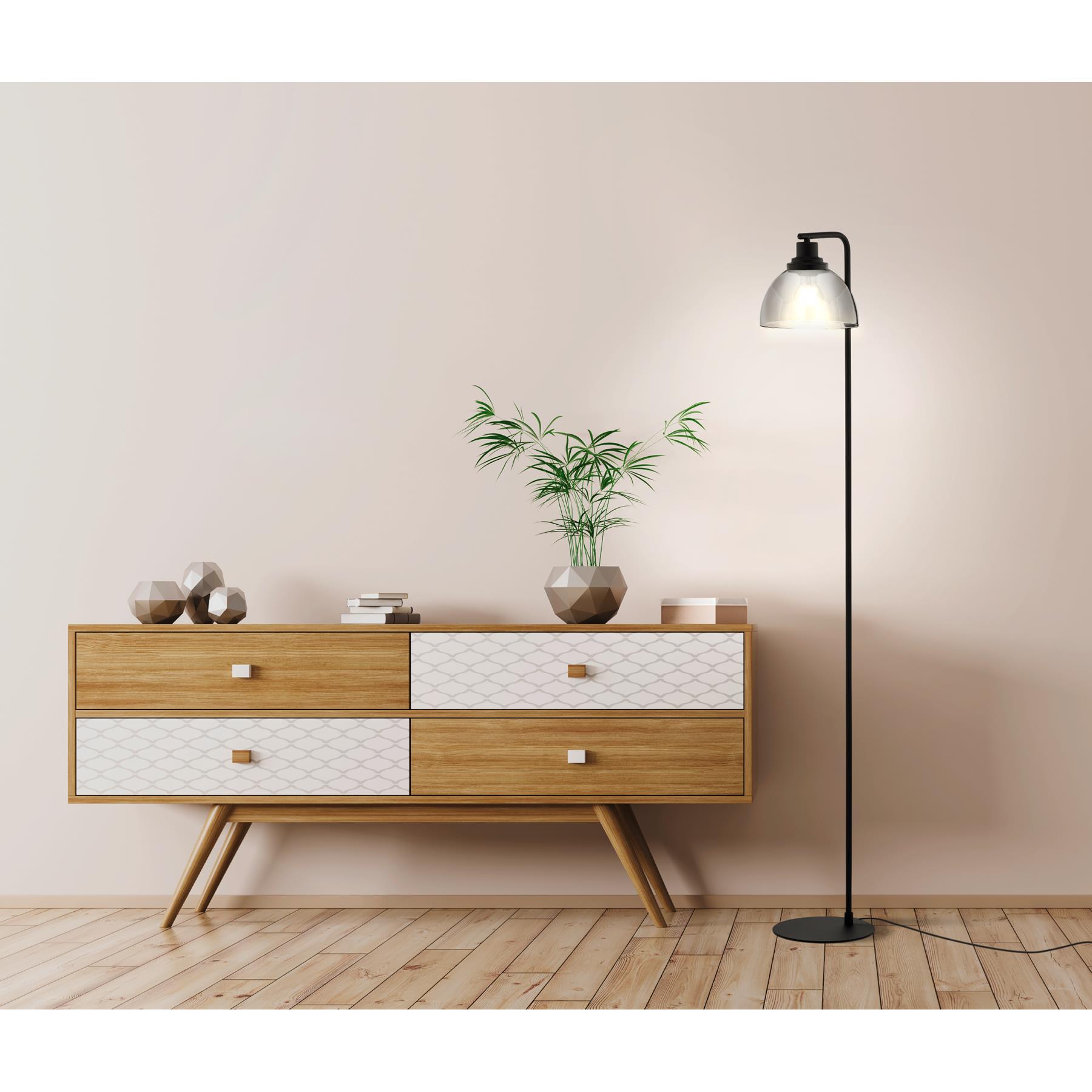 EGLO Beleser Vloerlamp - E27 - 150,5 cm - Zwart
