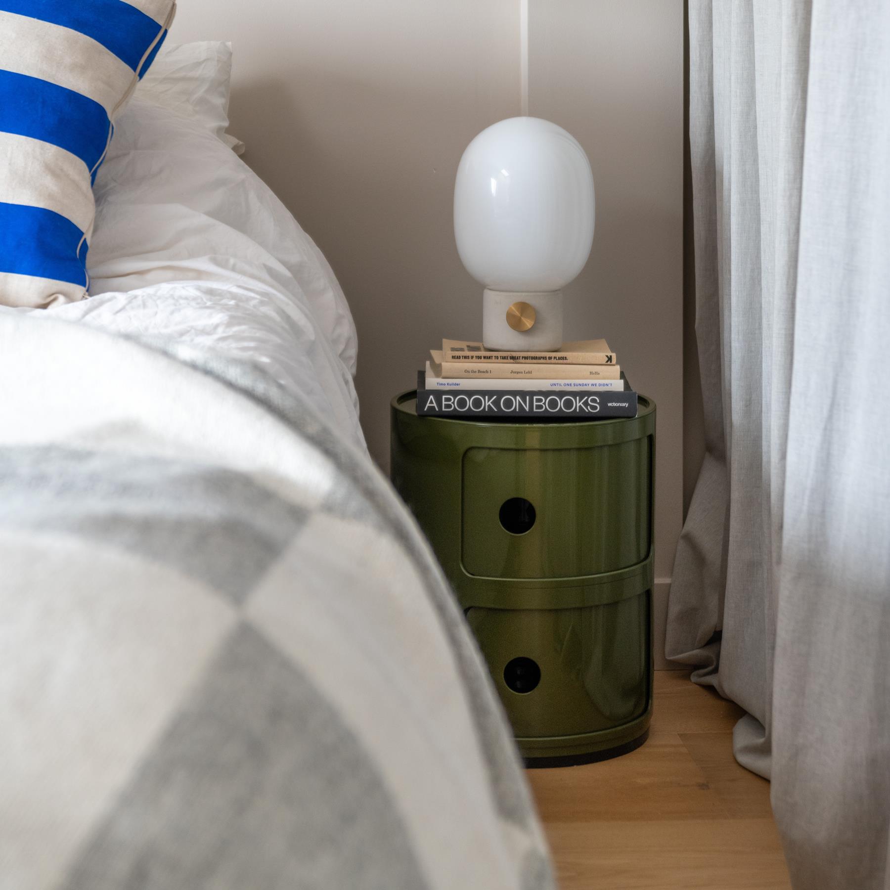 Kartell Componibili Kast - 2 Modules - Mosgroen