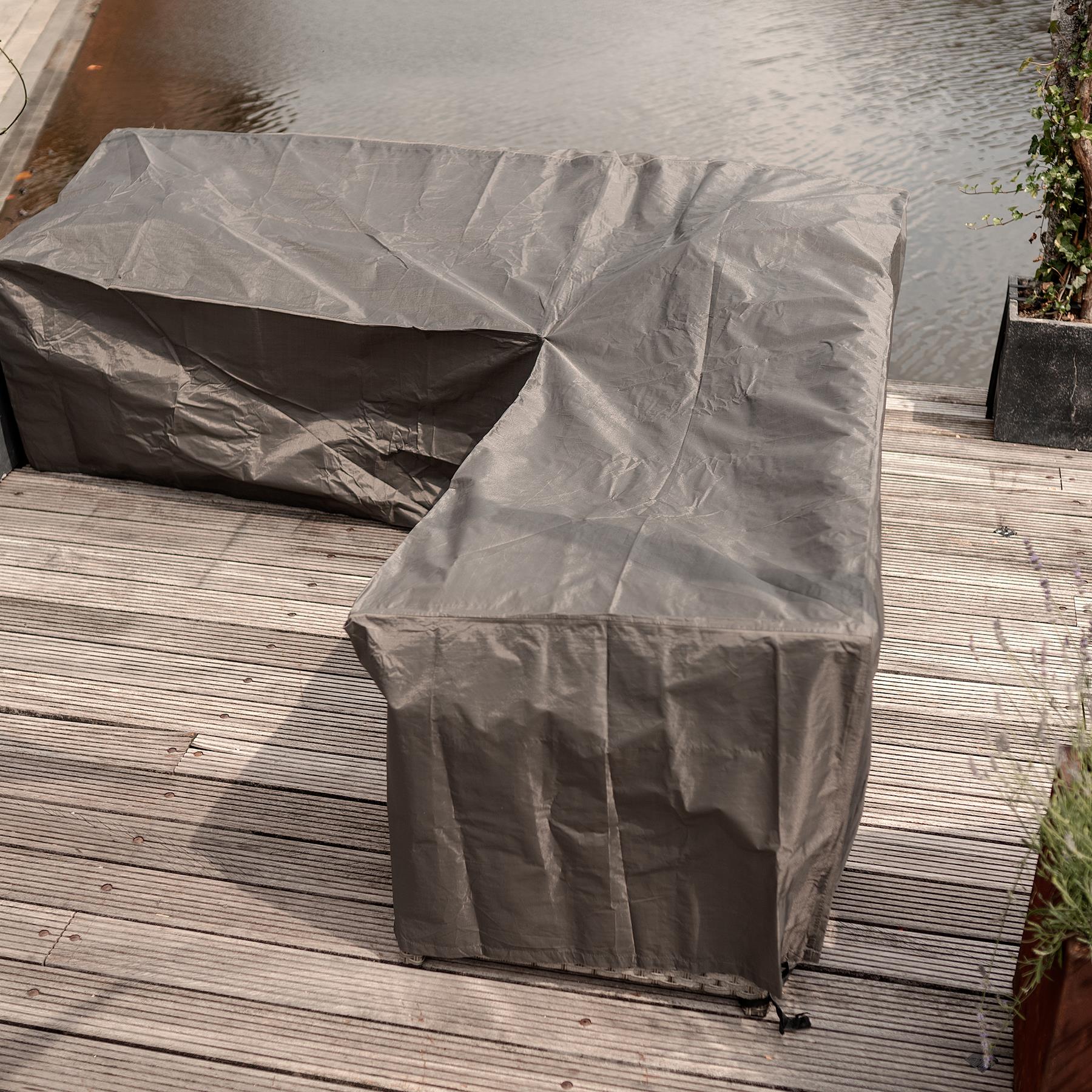 Winza Outdoor Covers Premium Loungesethoes L-vorm 215