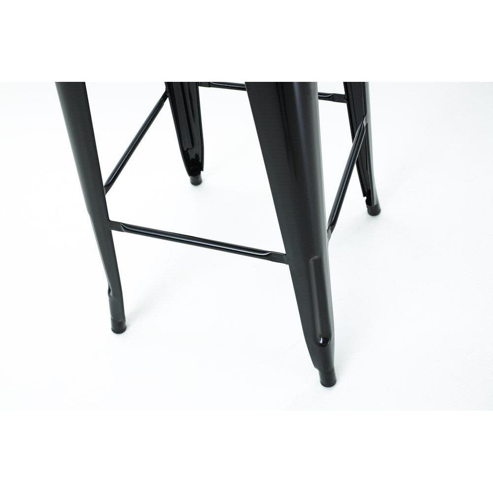 Legend Metalen barkruk zwart - 65 cm