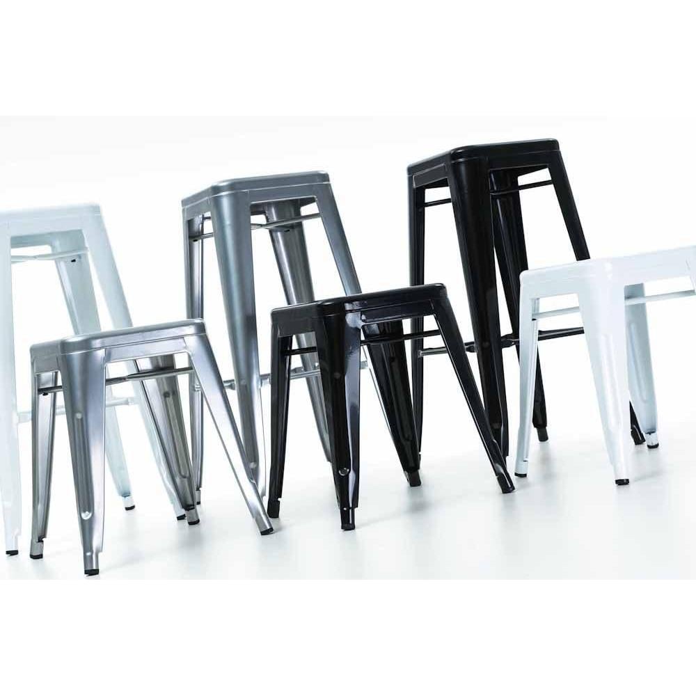 Legend Metalen barkruk zwart - 65 cm