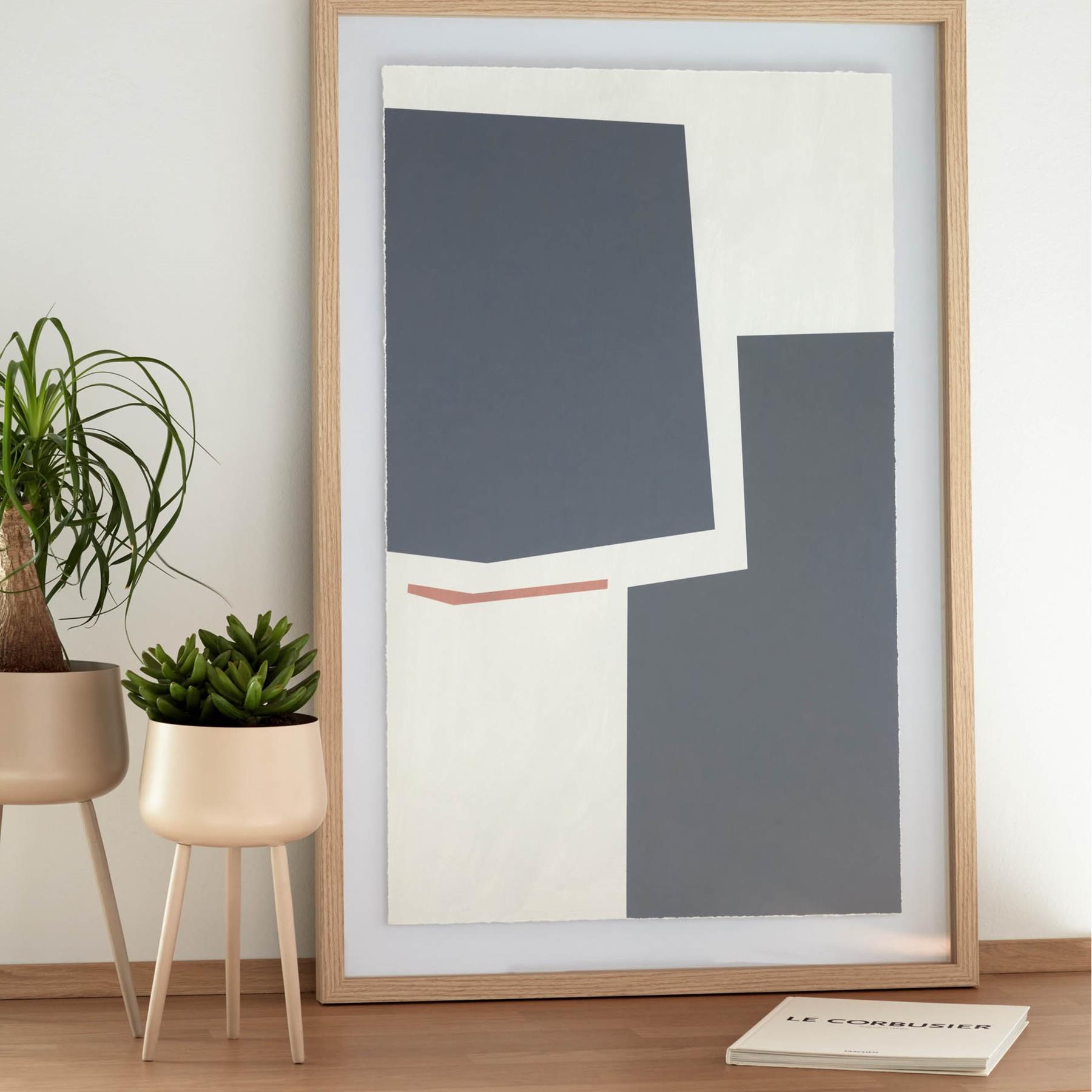 Kave Home Apia Plantenstandaard Ø 18 cm - Grijs
