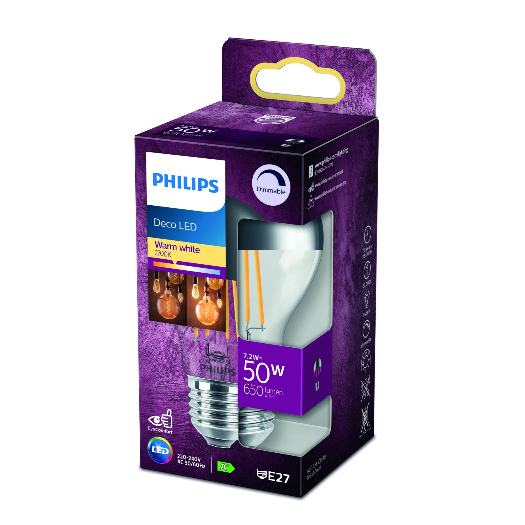 Philips LED Lamp Modern - 48 W - E27 - Dimbaar warmwit licht