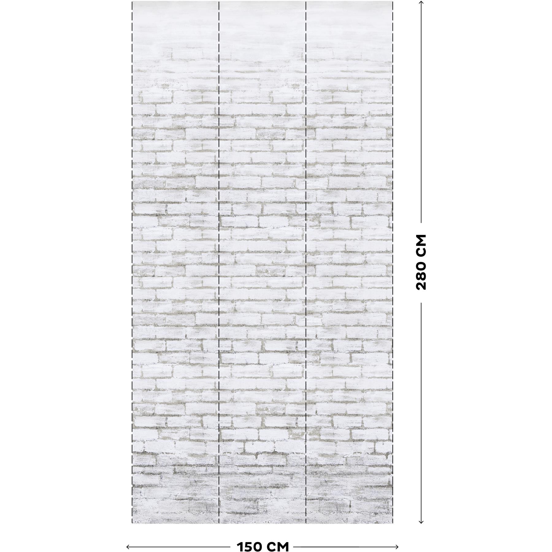 Art for the Home Londen Stenen Muur Fotobehang 280x150 cm