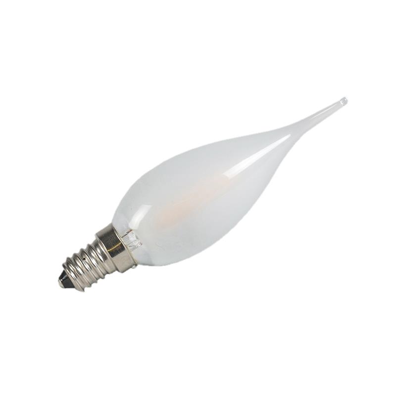 LUEDD Set van 3 E14 LED matte kaarslampen BXS35 1W 2200K