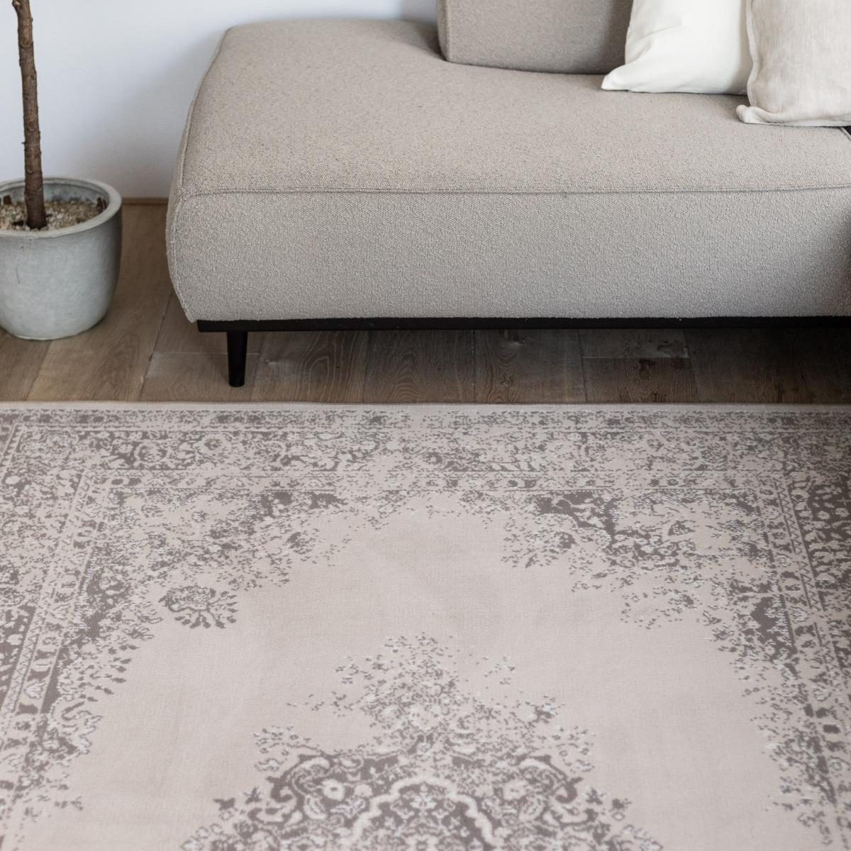 Interieur05 Vintage Vloerkleed Keshan Zand|Beige - 160 x 230 cm