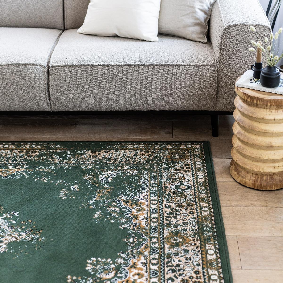 Interieur05 Vintage Vloerkleed Keshan groen - 190 x 280 cm