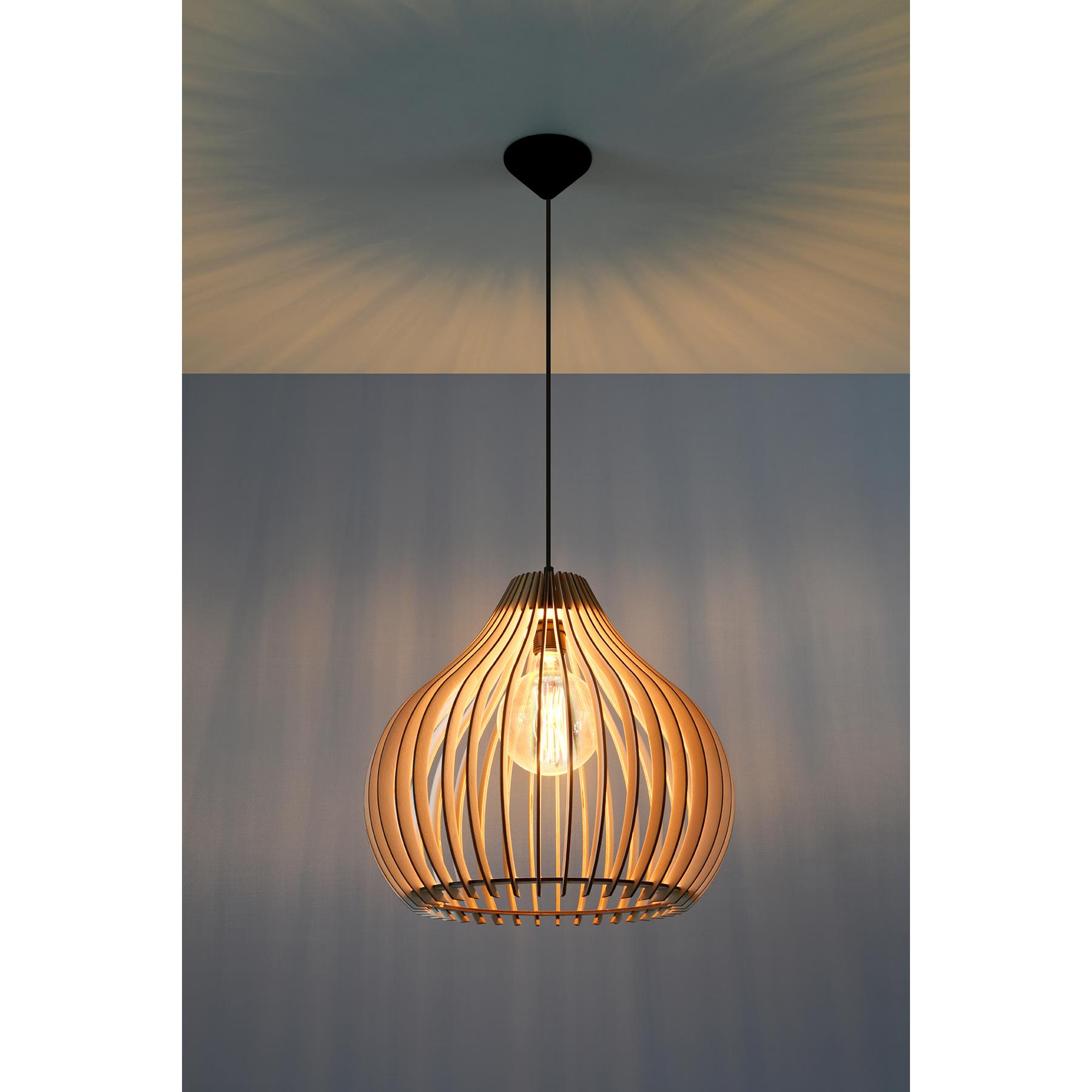 Sollux Hanglamp Aprilla Ø 43 cm hout