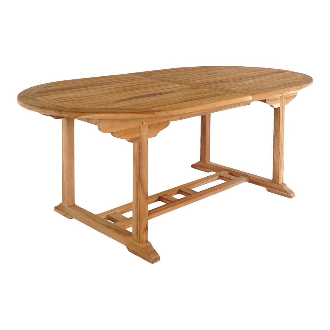 House Nordic Salamanca Uitschuifbare Eettafel 180 -240 cm Teak