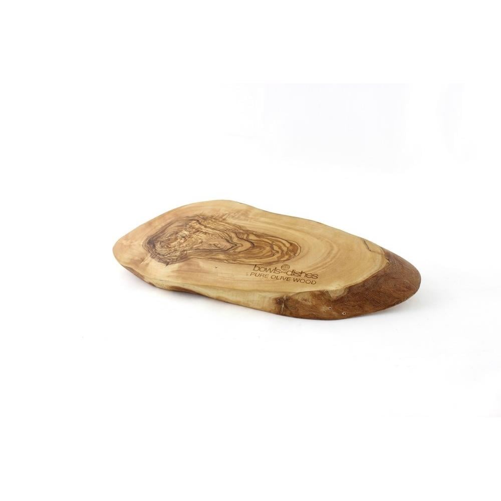 Bowls and Dishes Pure Olive Wood Tapasplank 25-30 cm